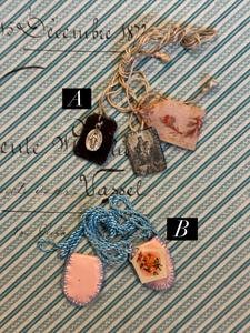 Antique Scapulars from France, Italy, and Spain