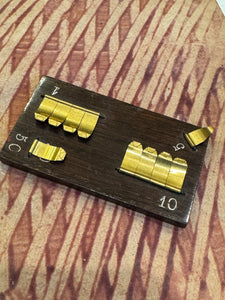 Antique French Bridge or Poker Counter
