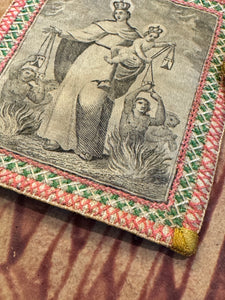 1800s Antique Scapular from France, Italy, or Spain