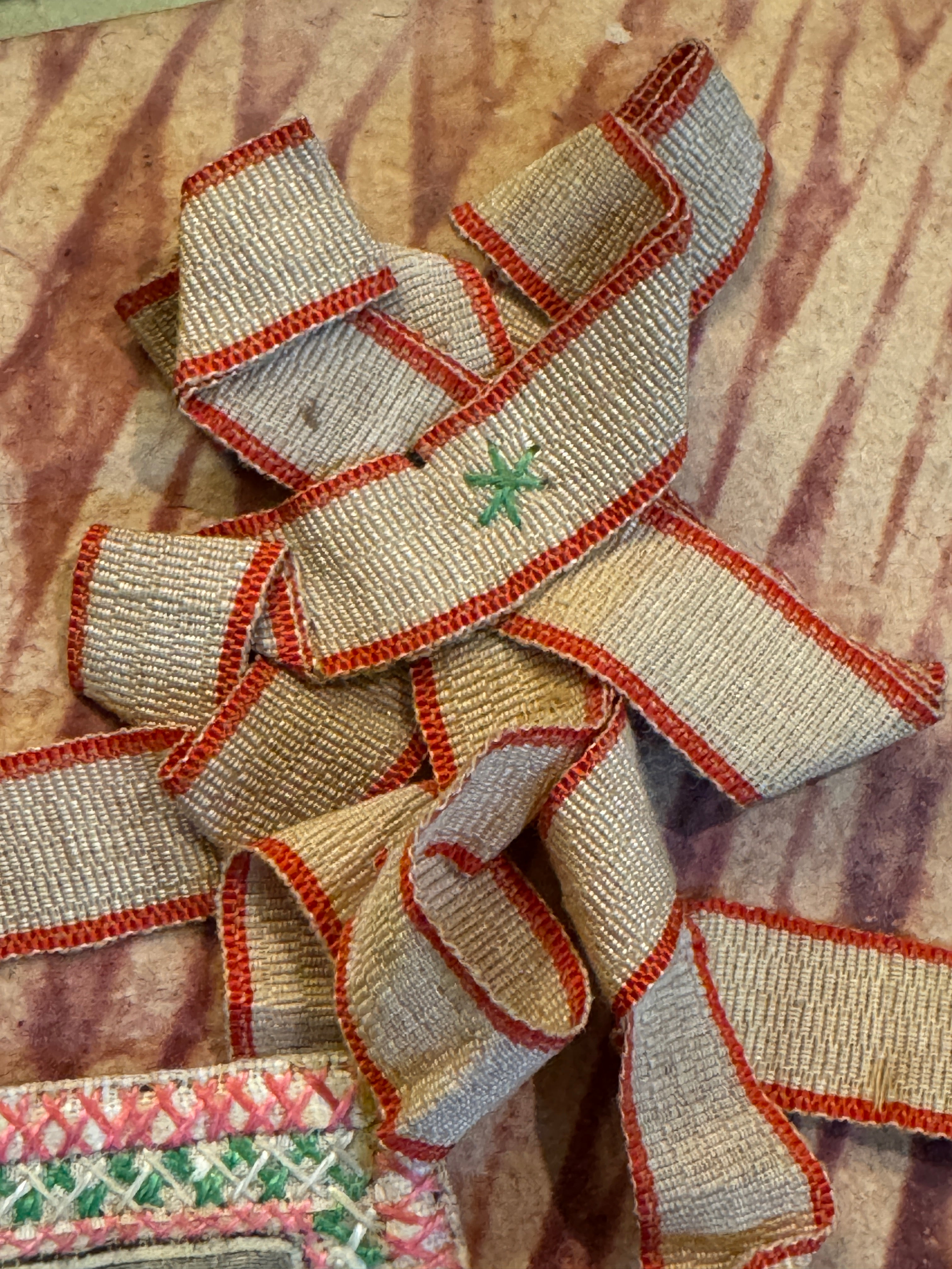 1800s Antique Scapular from France, Italy, or Spain
