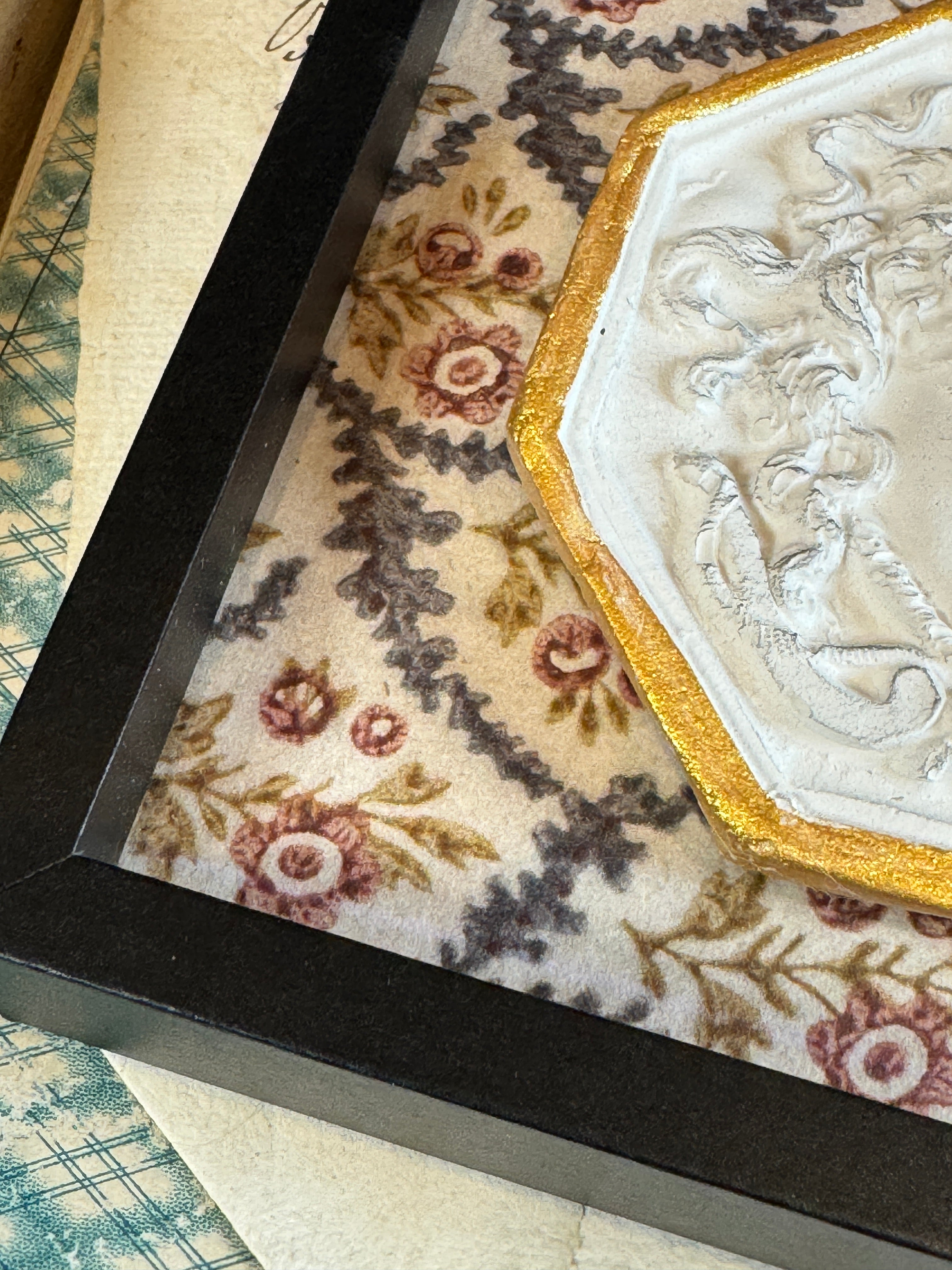 Hanging or Sitting Framed Medusa Intaglio