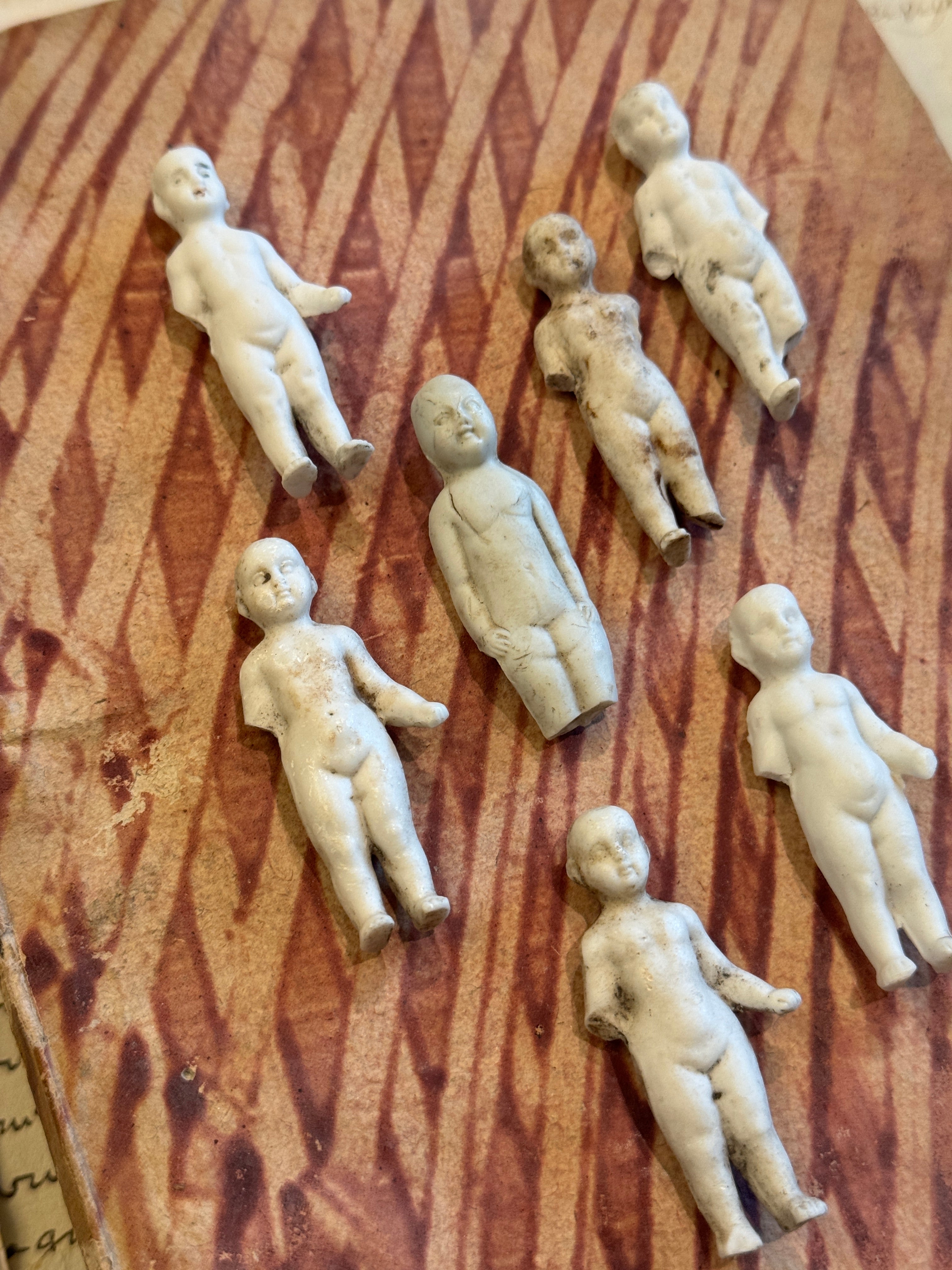 1.9" - 2.1" Antique German Frozen Charlotte's - A17