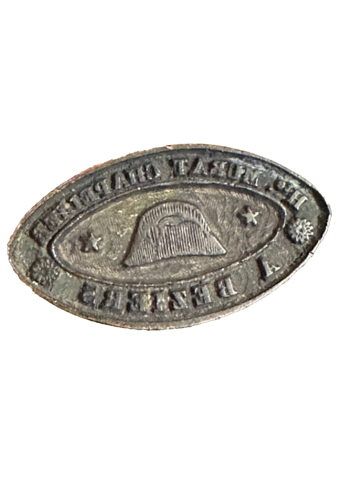 Antique 19th Century French Bicorn Seal