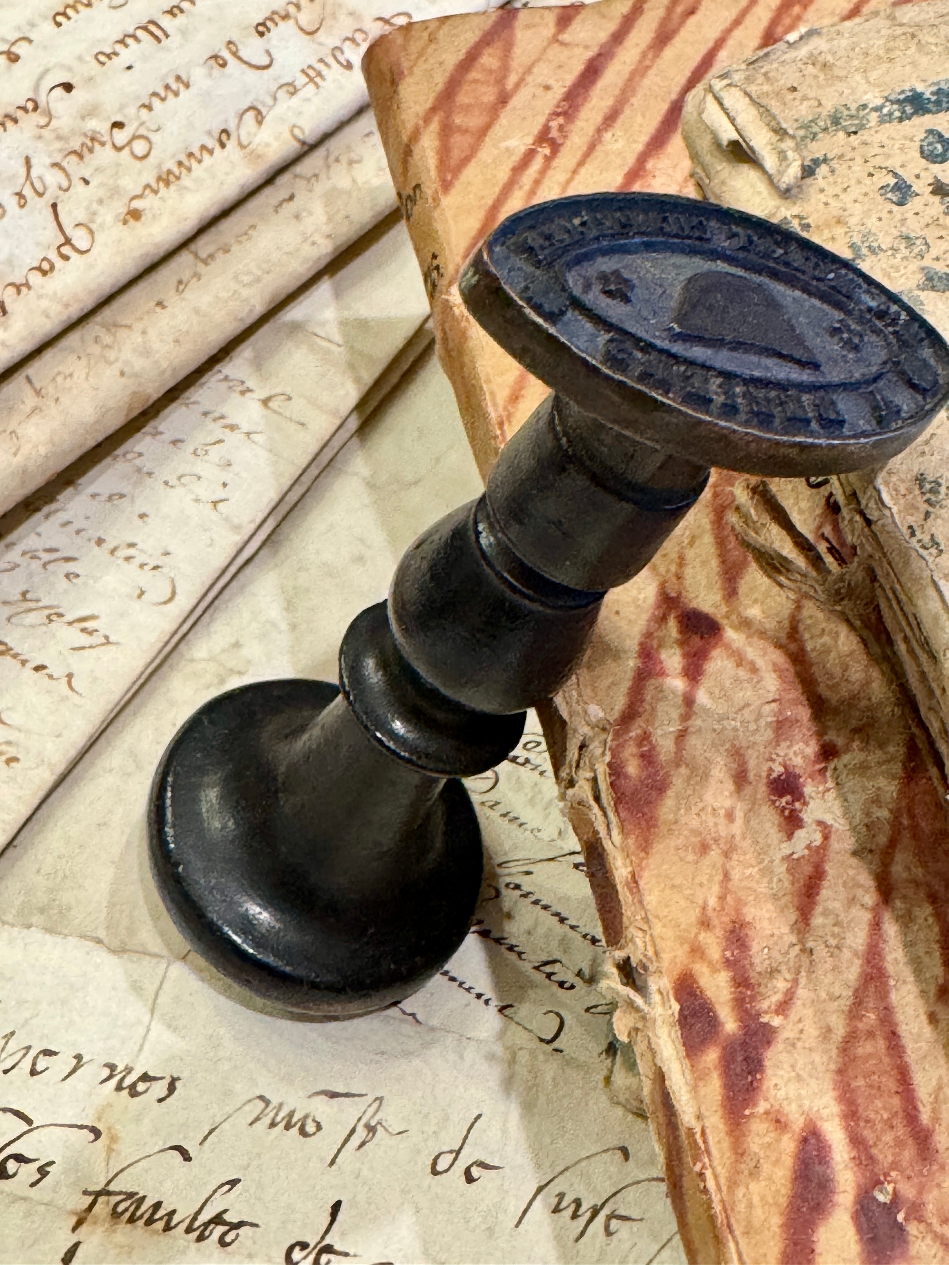 Antique 19th Century French Bicorn Seal