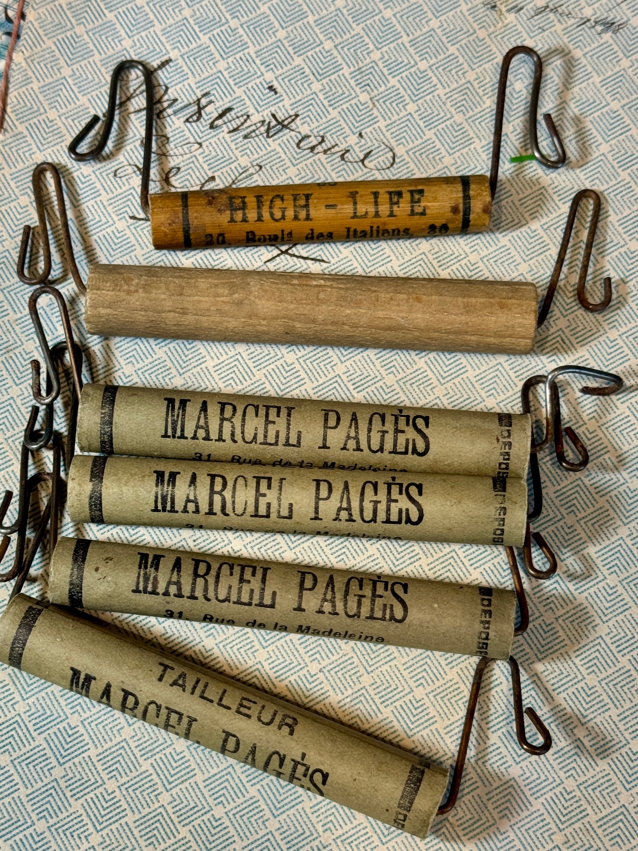 Antique French Carrier Bag Handles