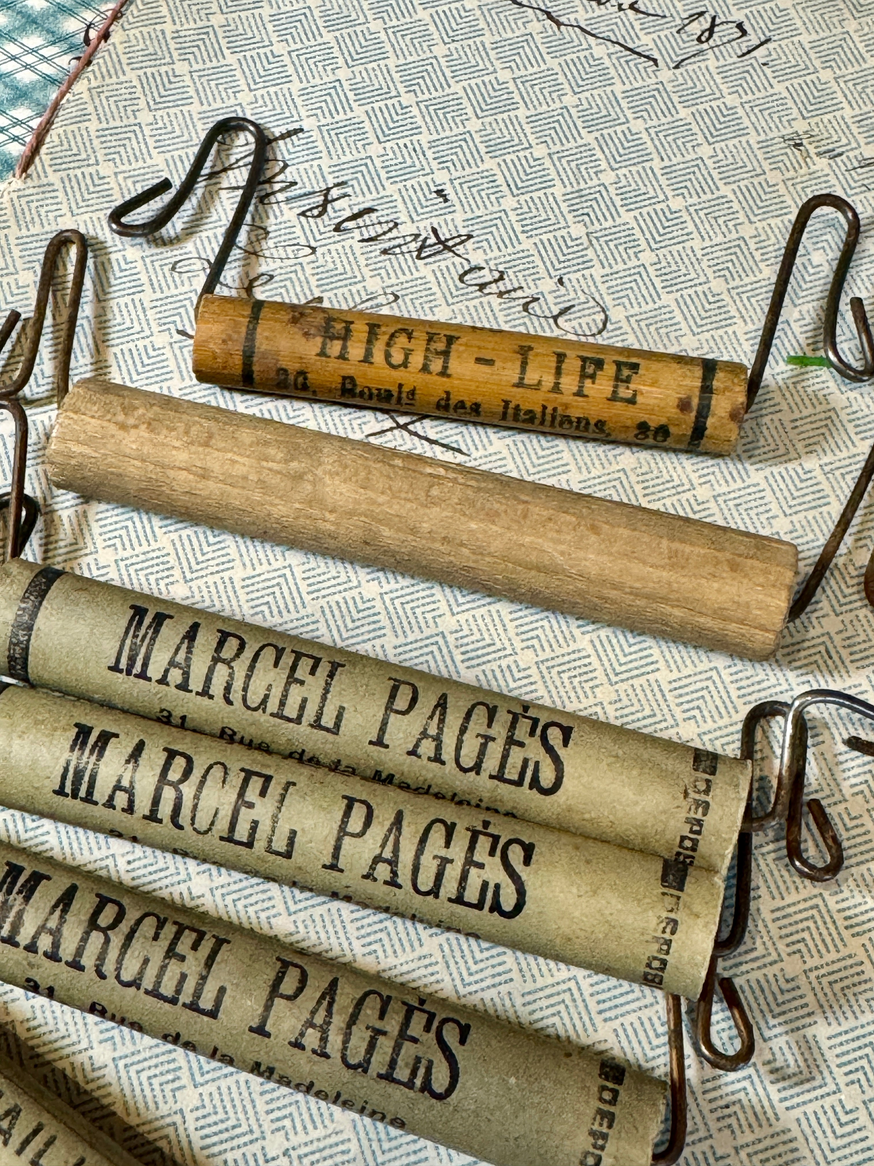 Antique French Carrier Bag Handles