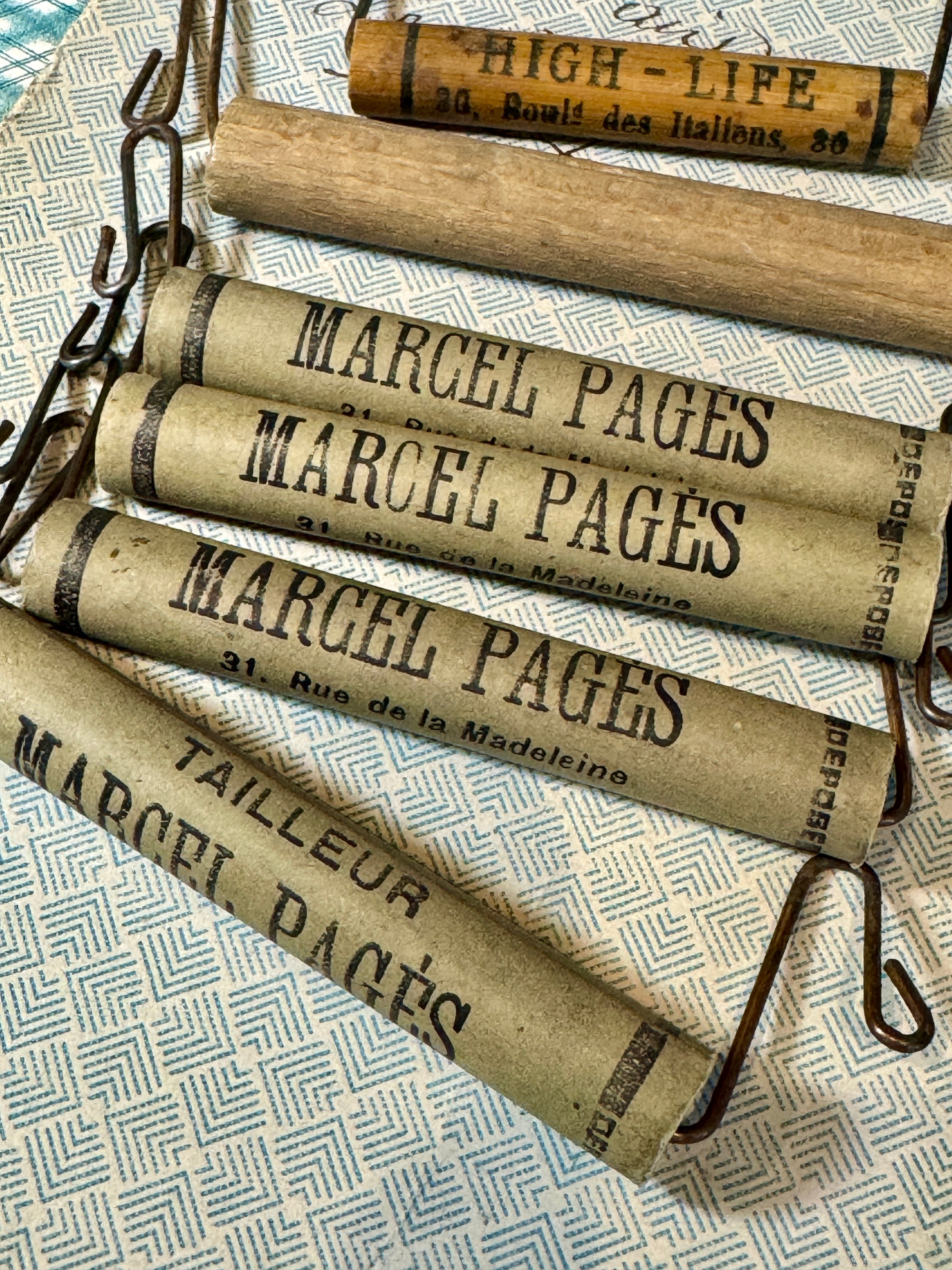 Antique French Carrier Bag Handles