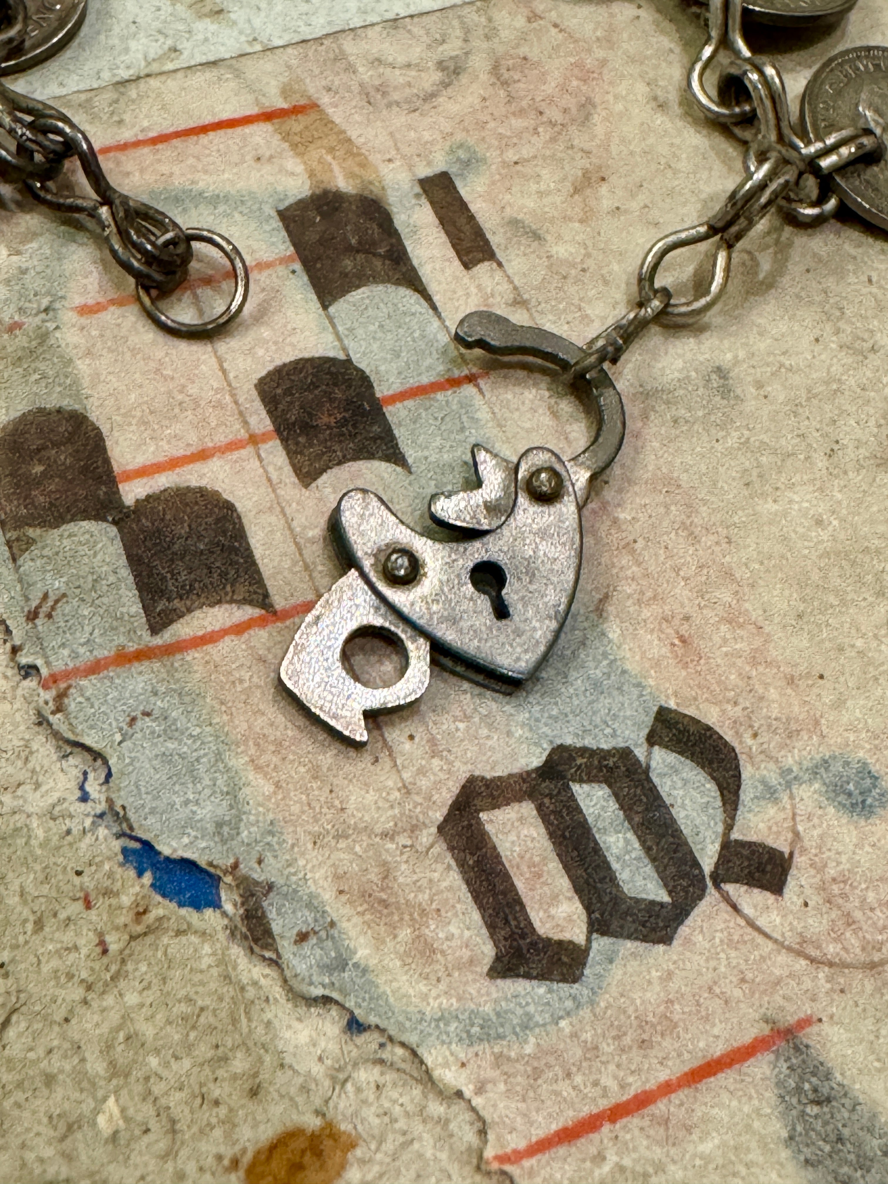 Great Britain, Silver 6 Pence King George V Bracelet