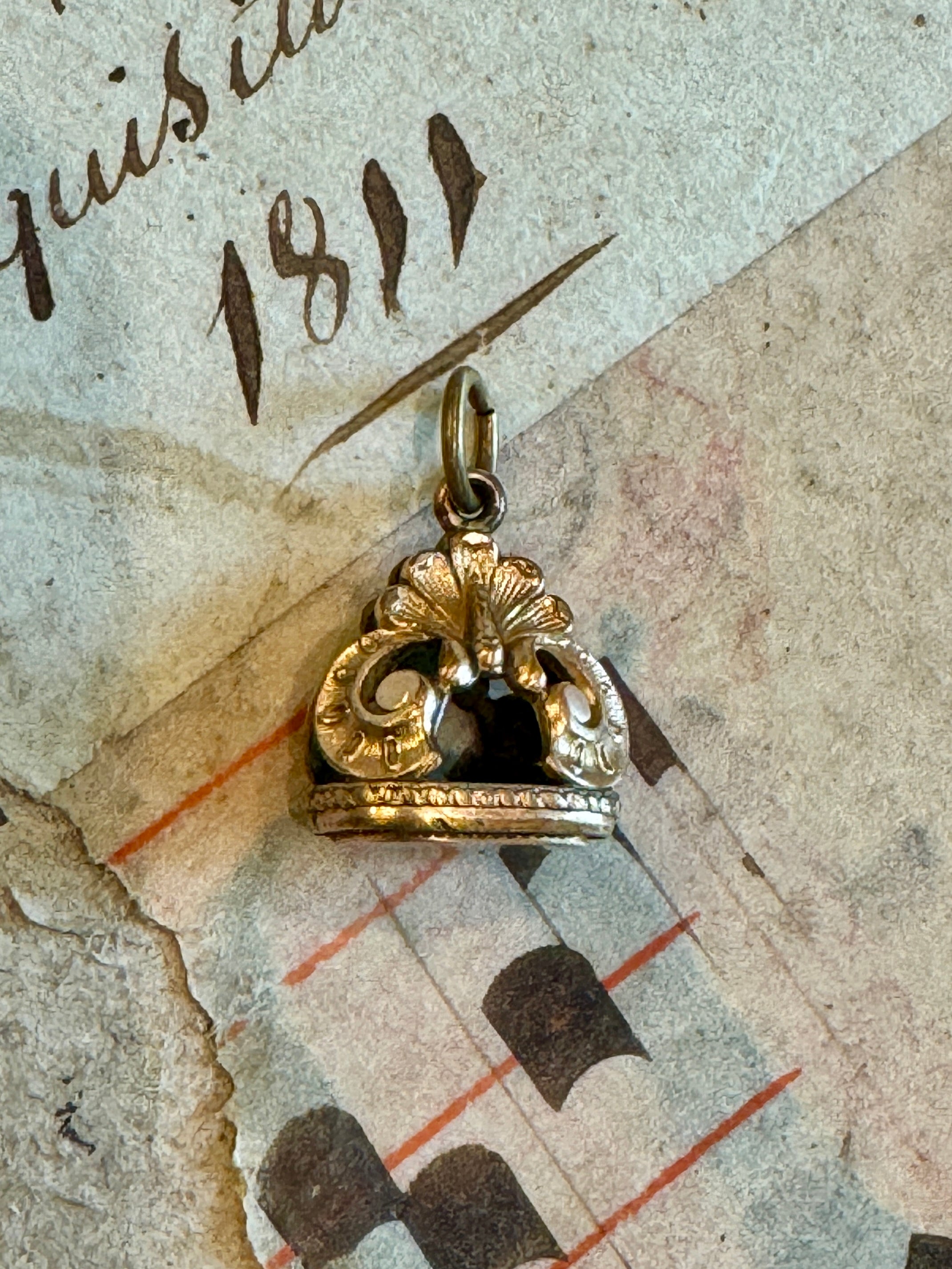 Antique Edwardian Rolled Gold FOB/SEAL Pendant