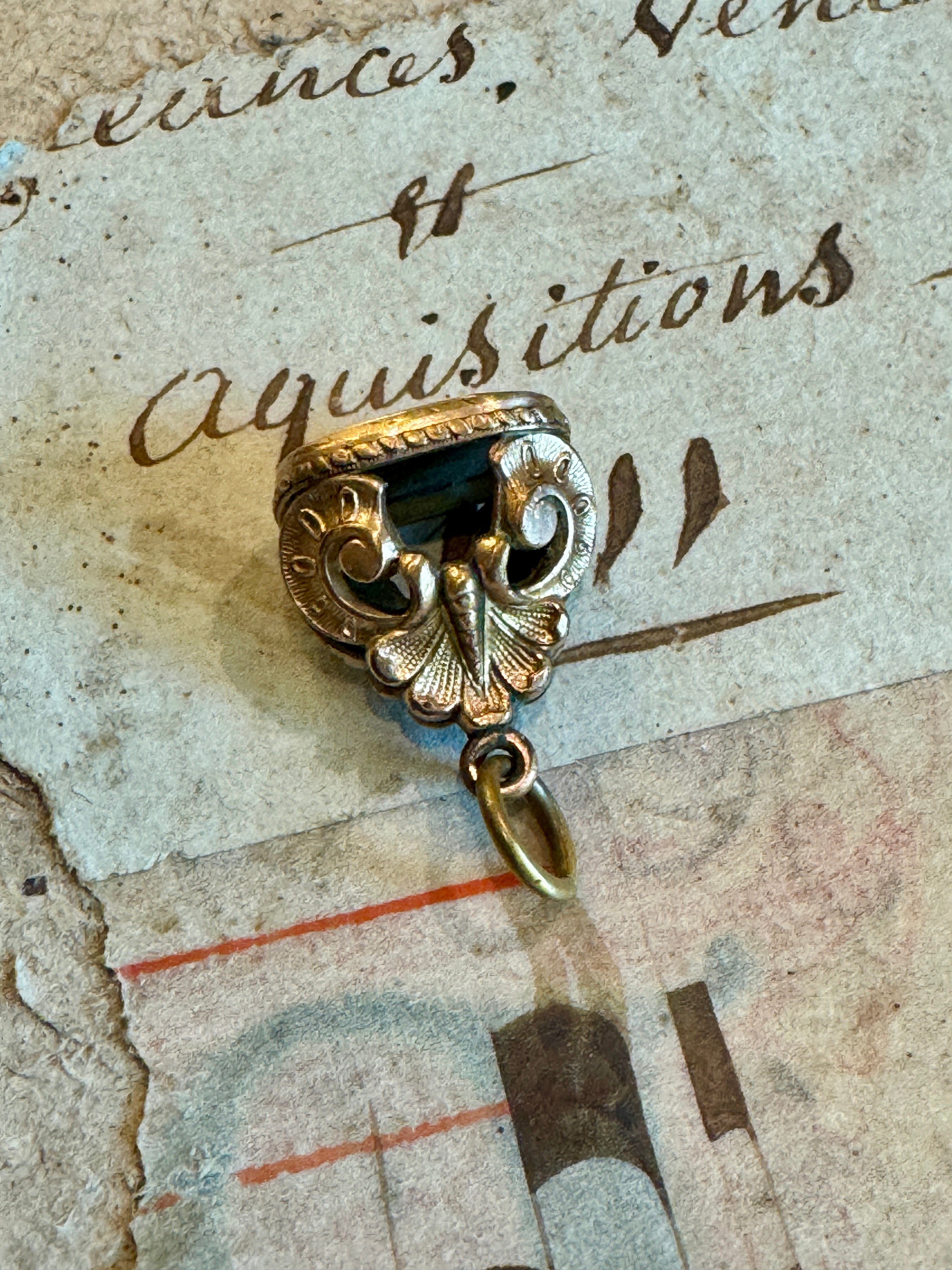 Antique Edwardian Rolled Gold FOB/SEAL Pendant