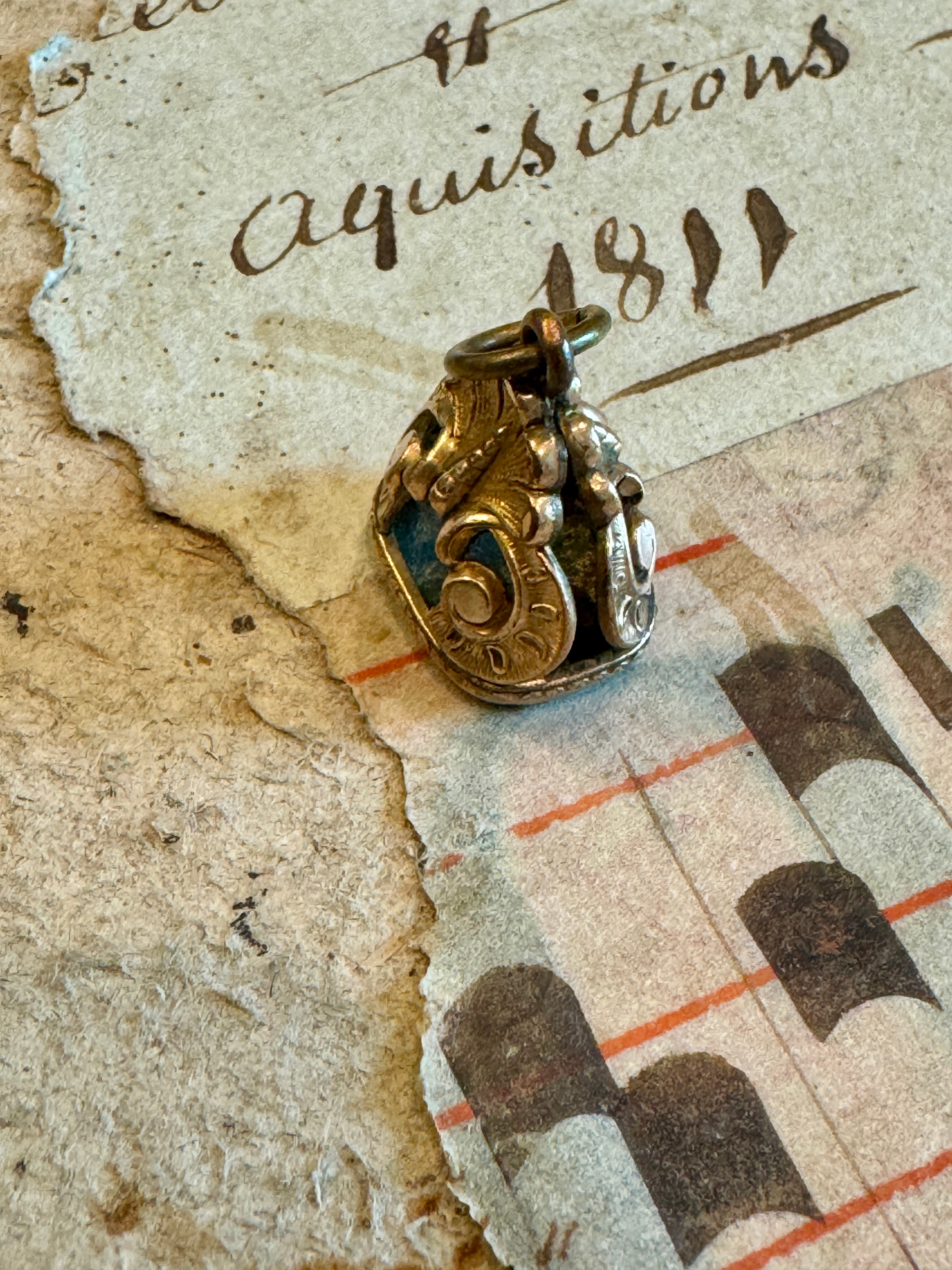 Antique Edwardian Rolled Gold FOB/SEAL Pendant