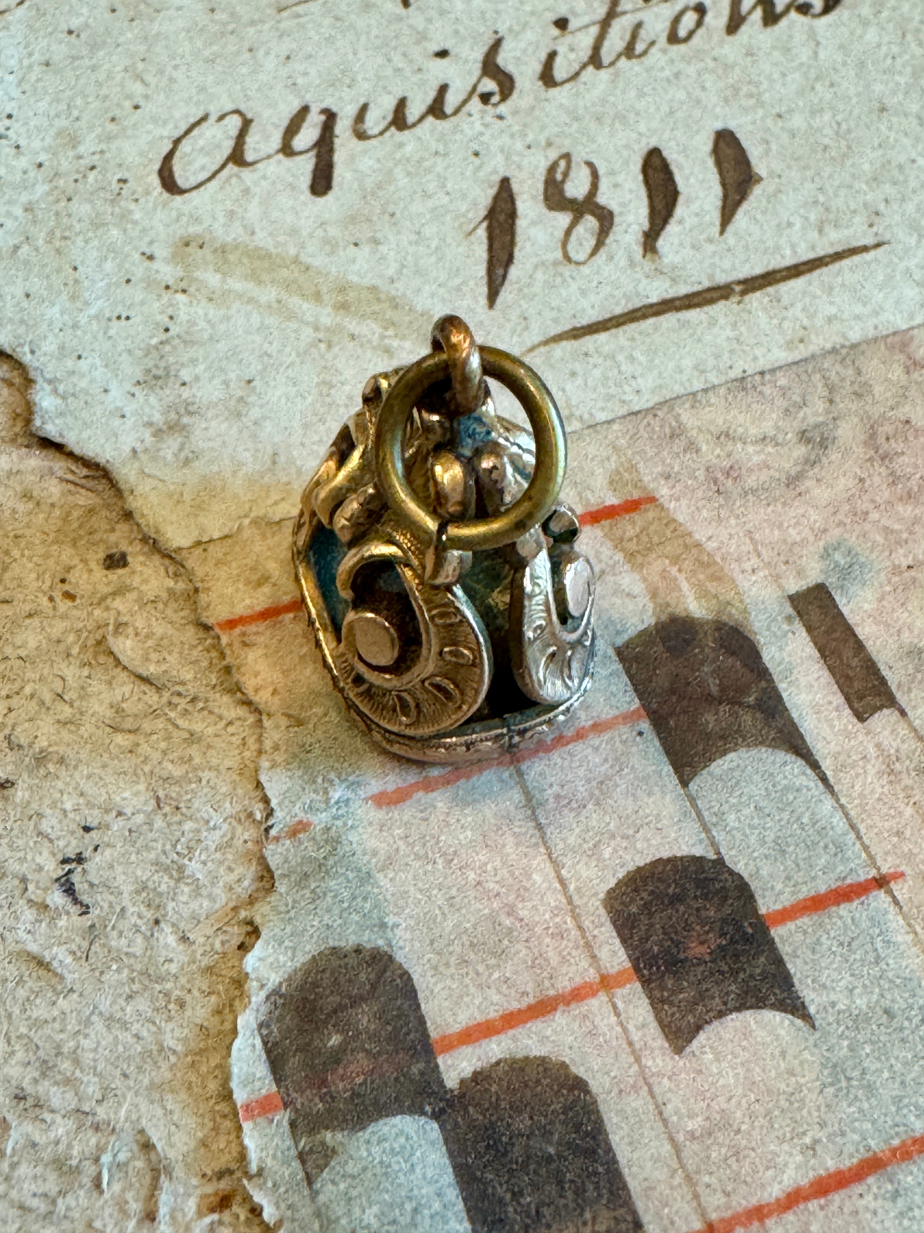 Antique Edwardian Rolled Gold FOB/SEAL Pendant