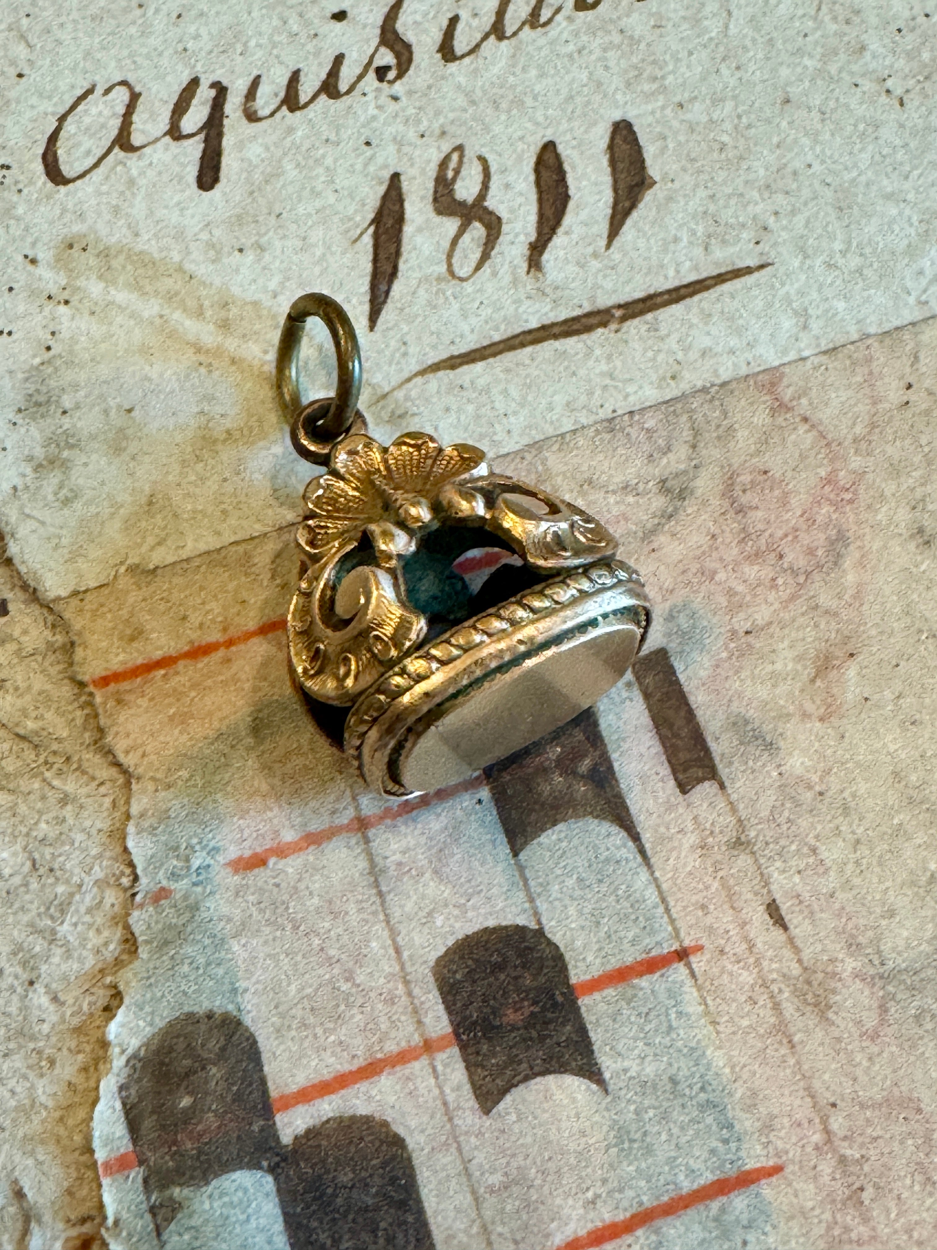 Antique Edwardian Rolled Gold FOB/SEAL Pendant