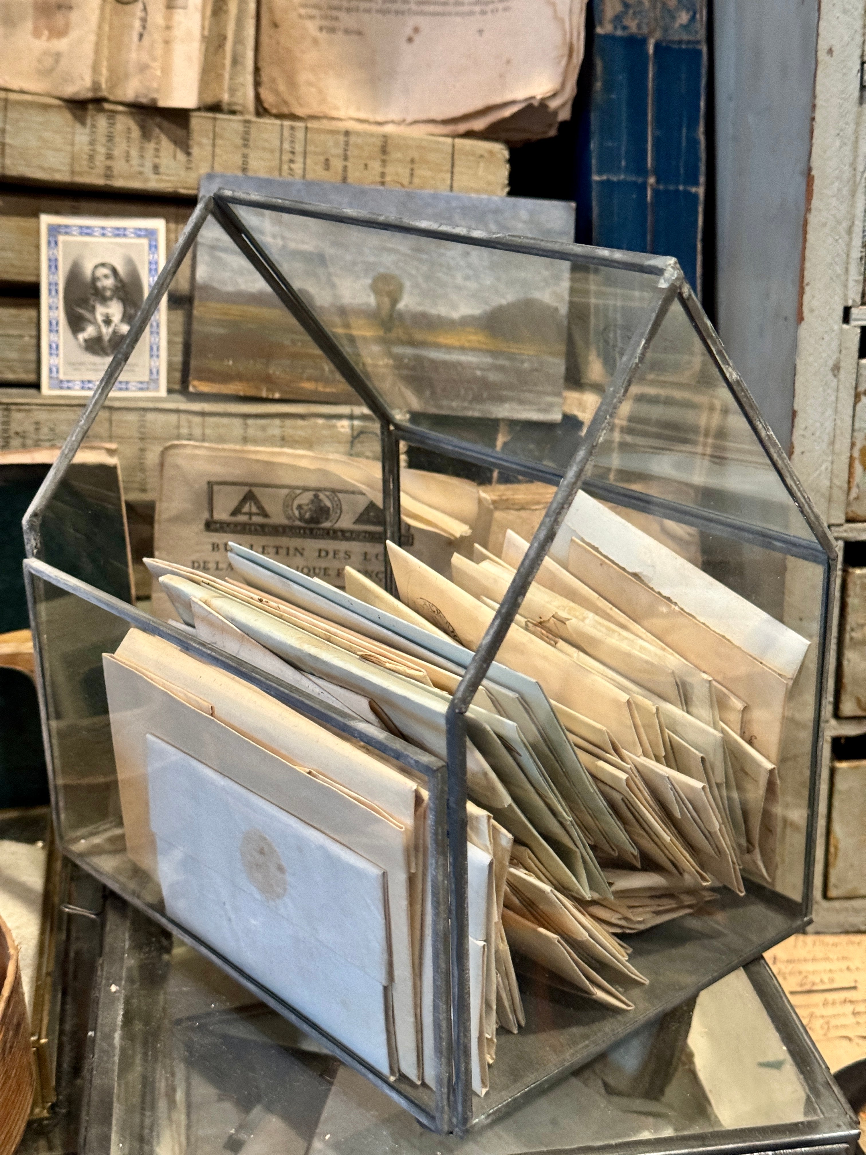 Cottage Terrarium Glass Display Case