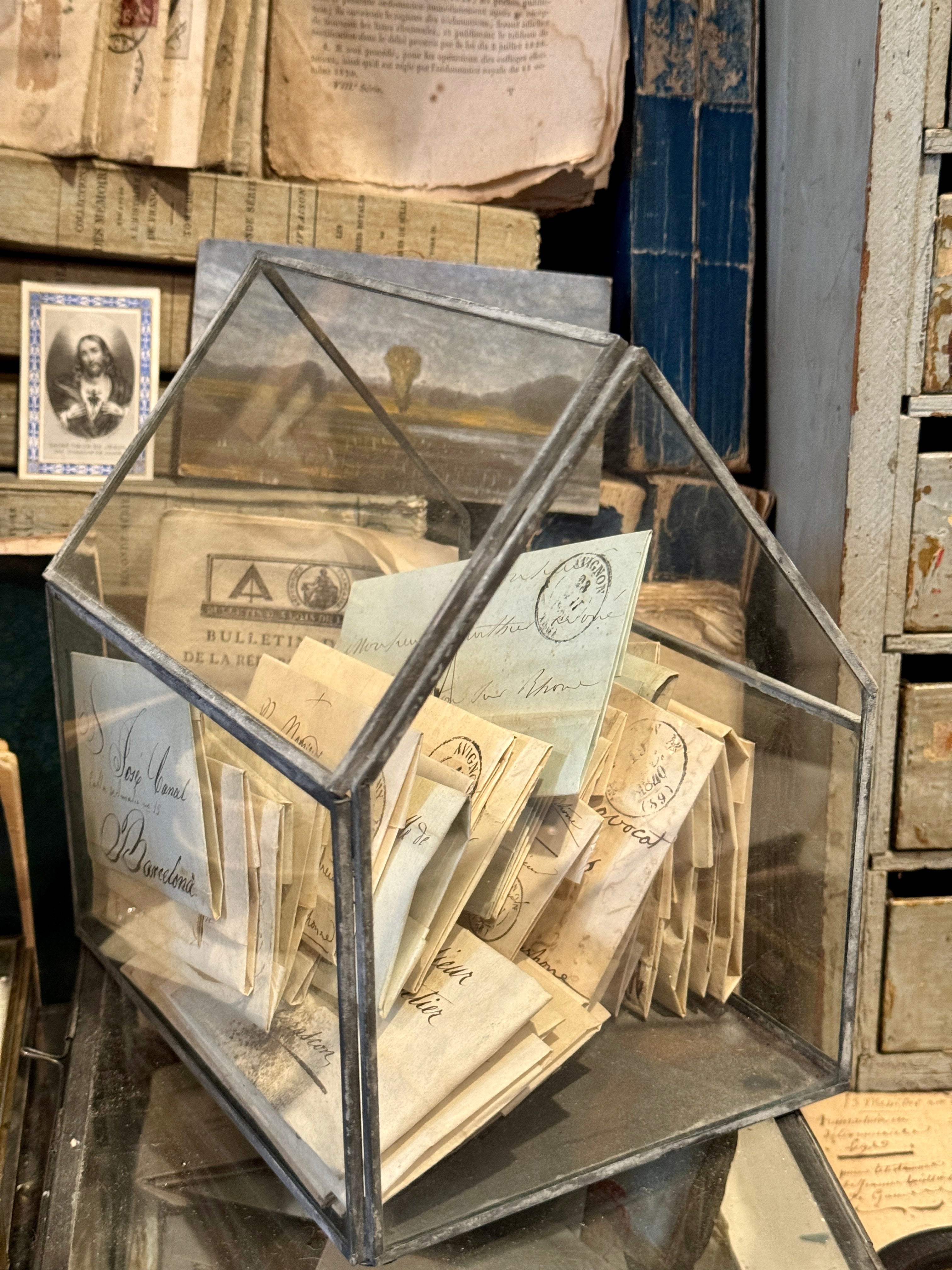 Cottage Terrarium Glass Display Case