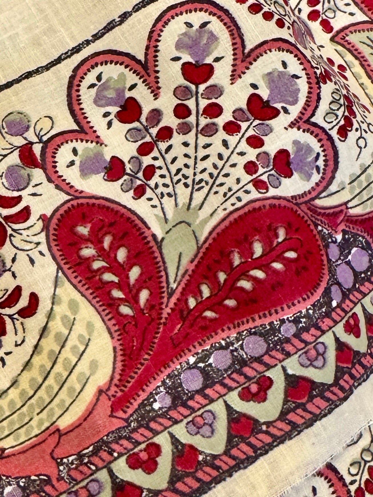 Fabulous Indienne Souleiado Border Trim *