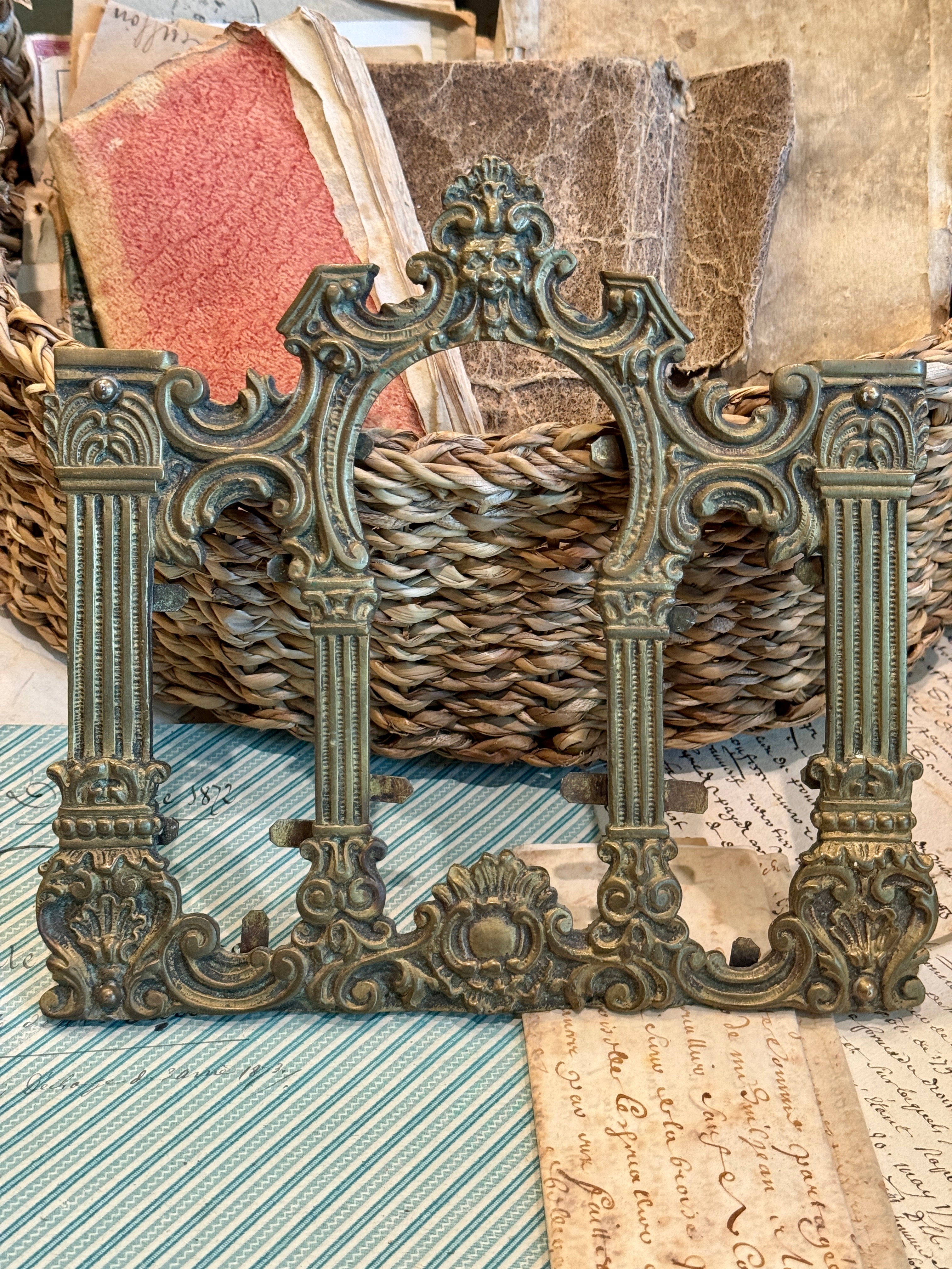 Lovely 19th Century 3 Part Ormolu Frame