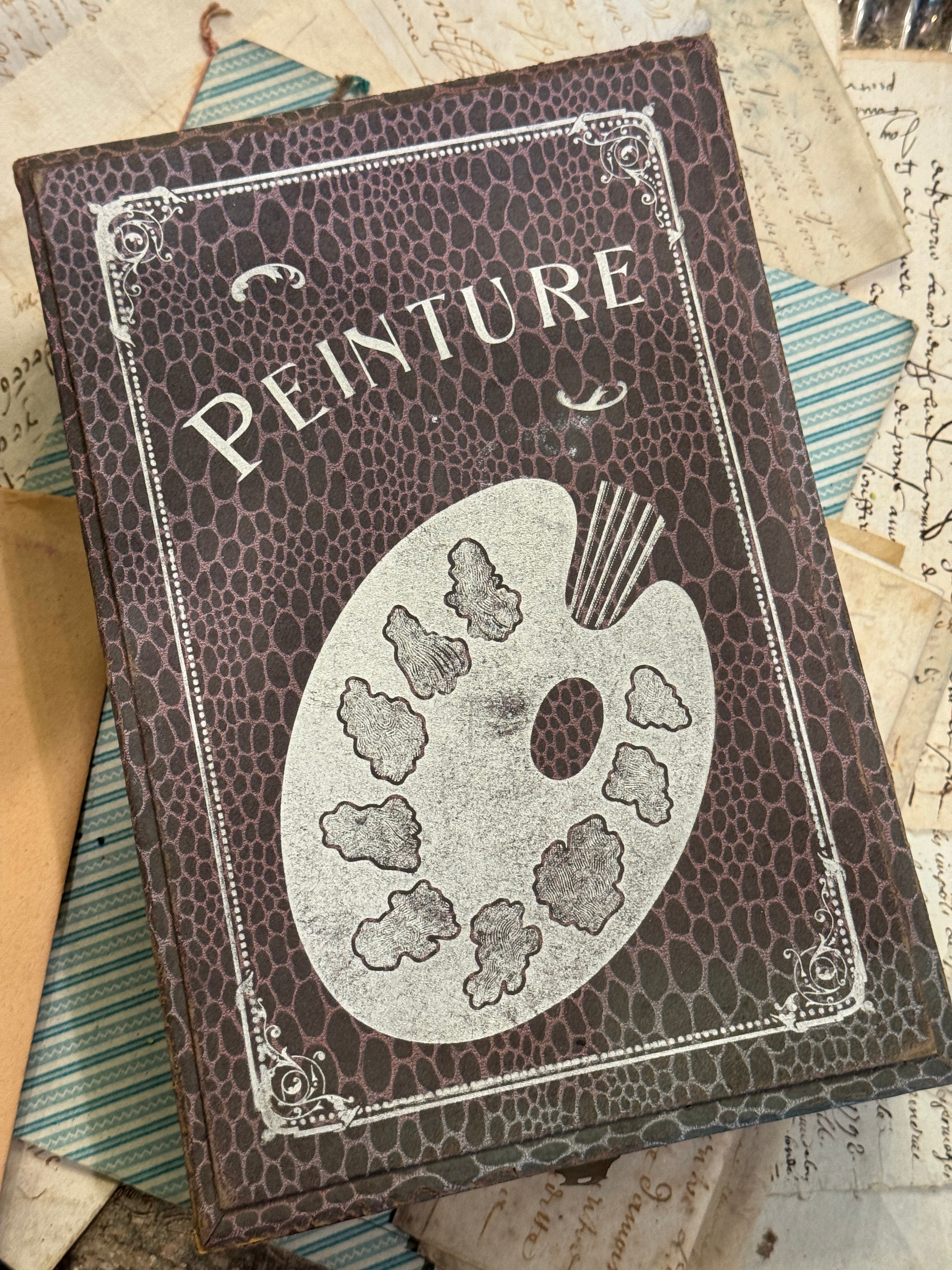 Vintage French PEINTURE Paint Box Set