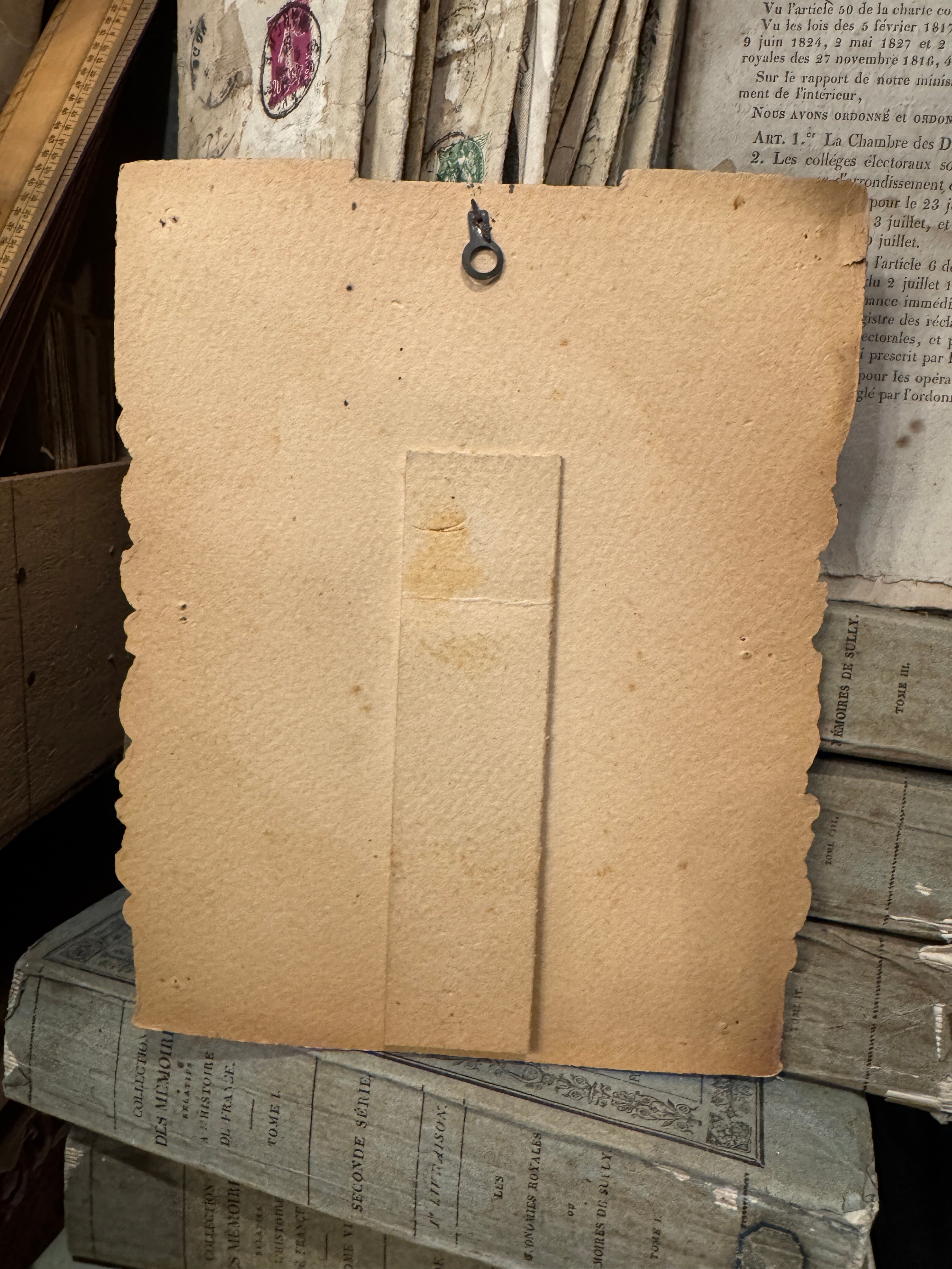 Antique French Religious Frame