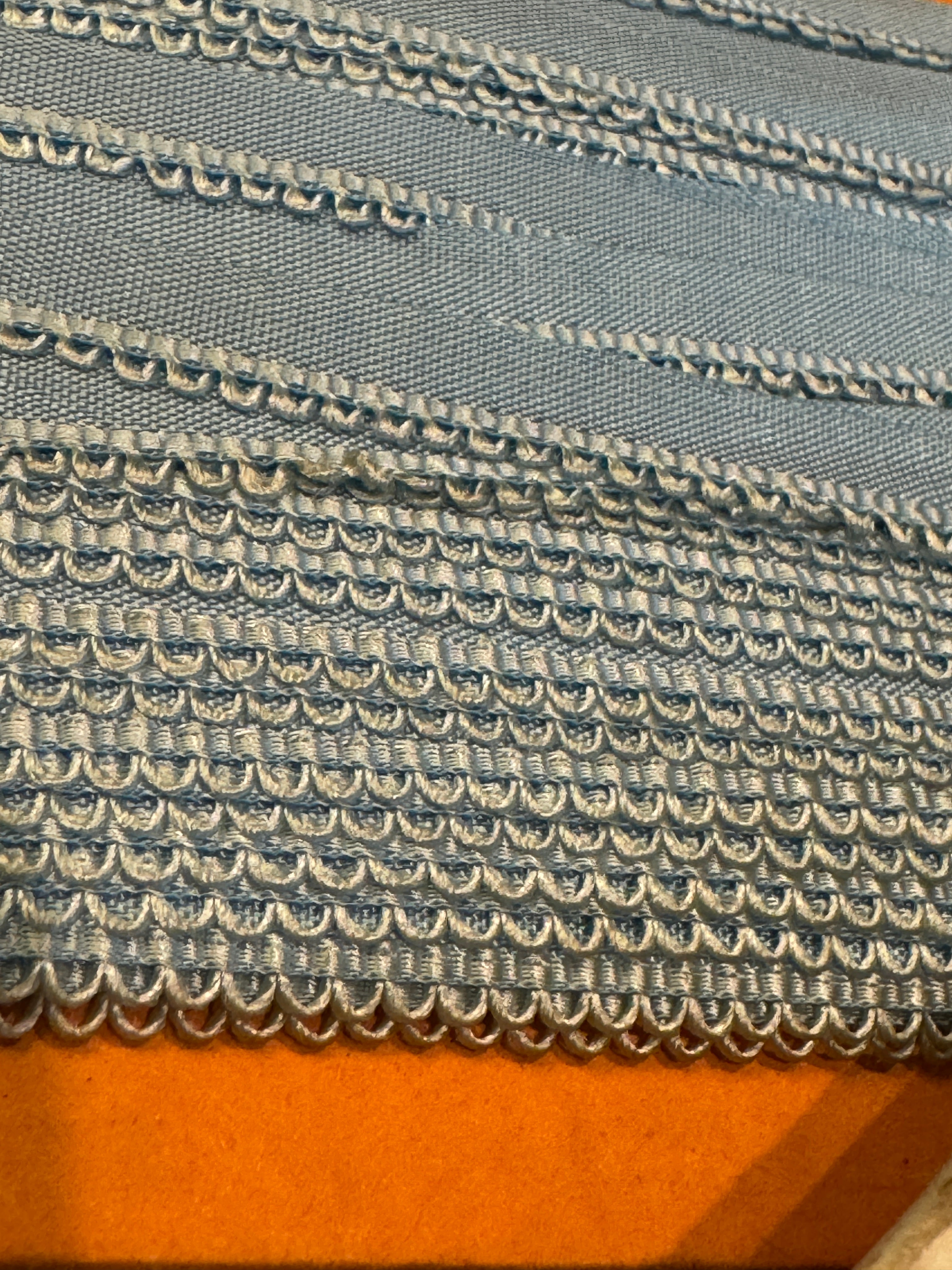 Antique French Ribbon Trims - Robins Egg Blue