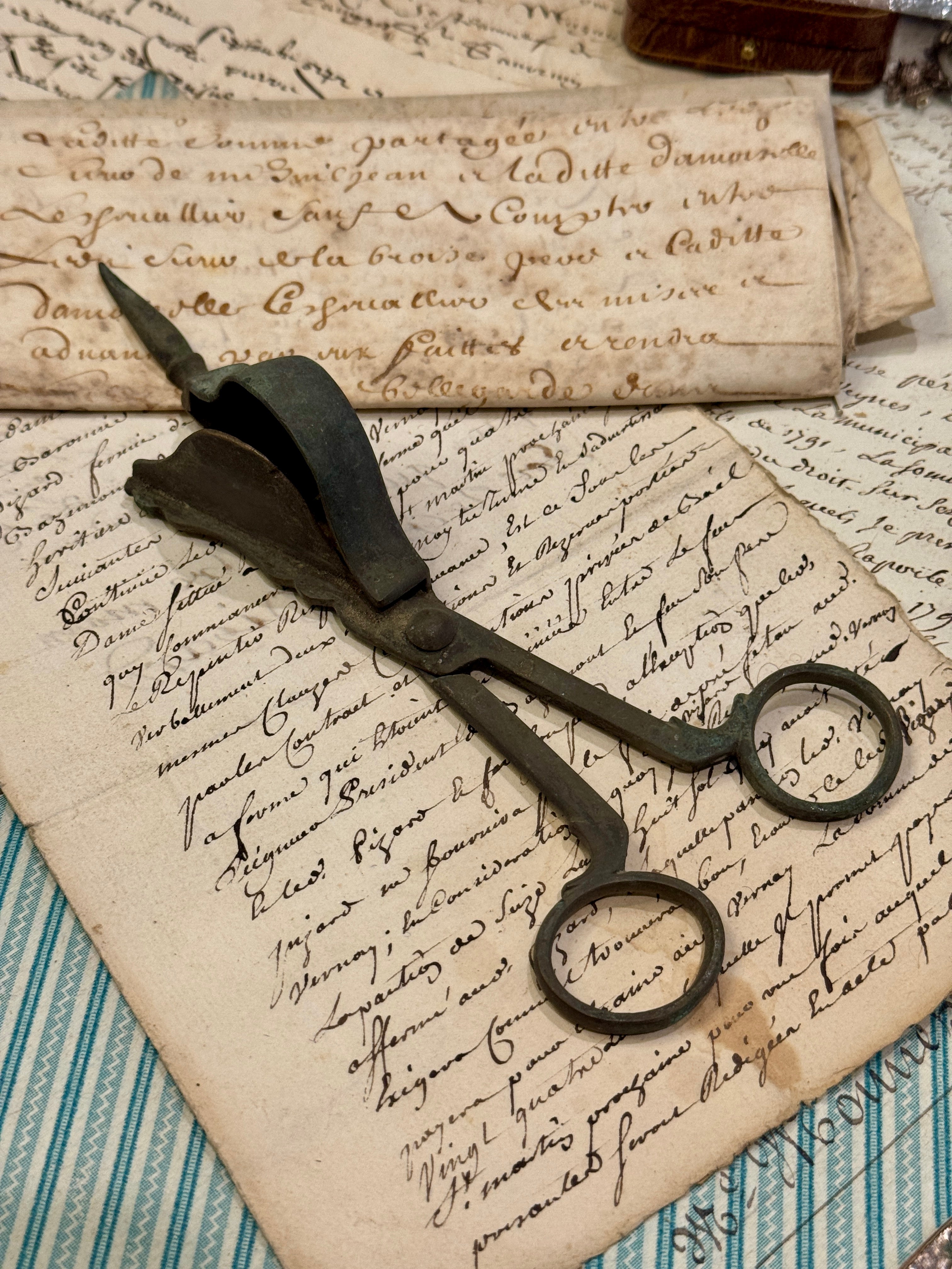 1700s Antique French Candle Snuffer