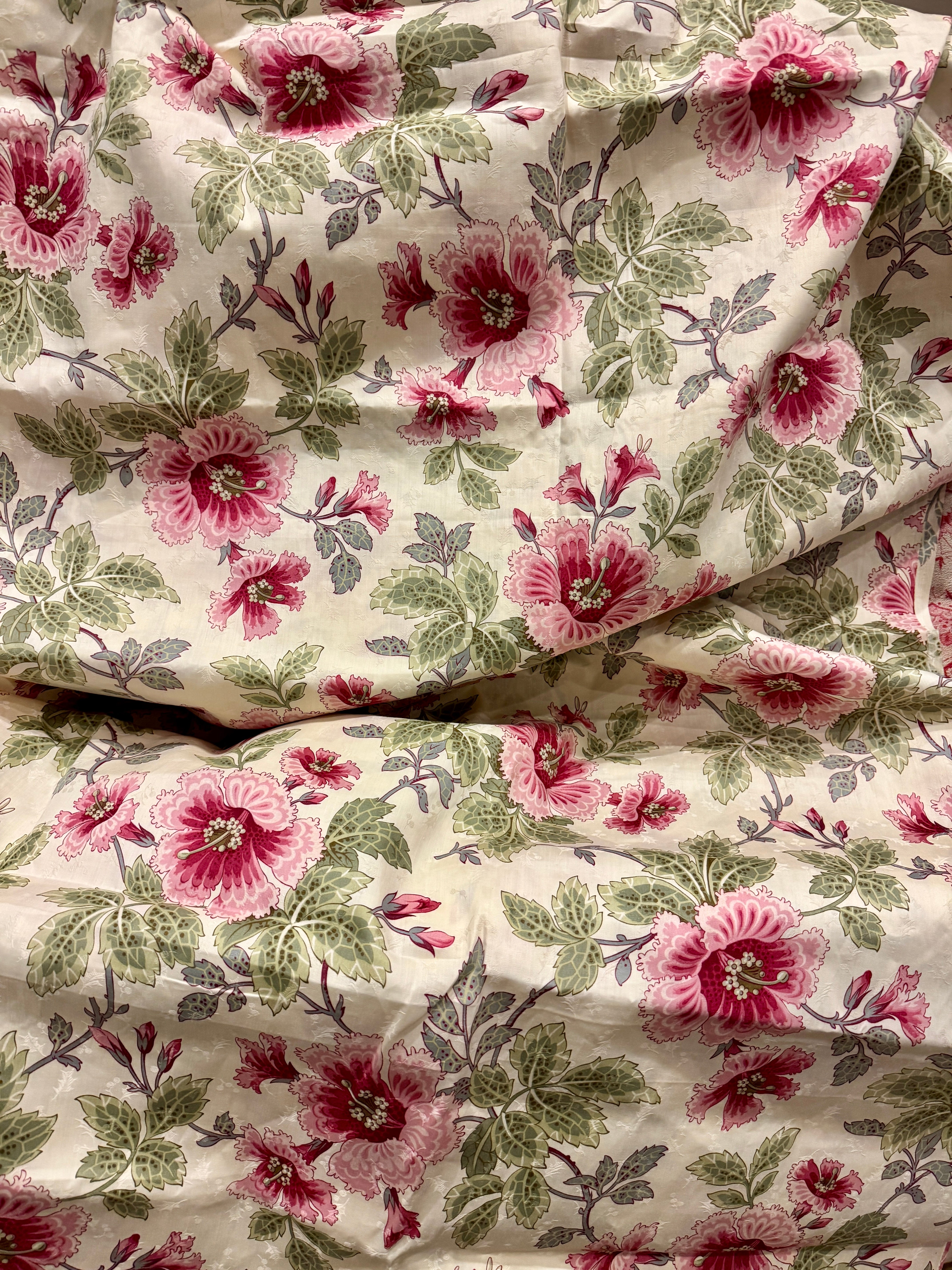 Beautiful French Hibiscus Fabric *
