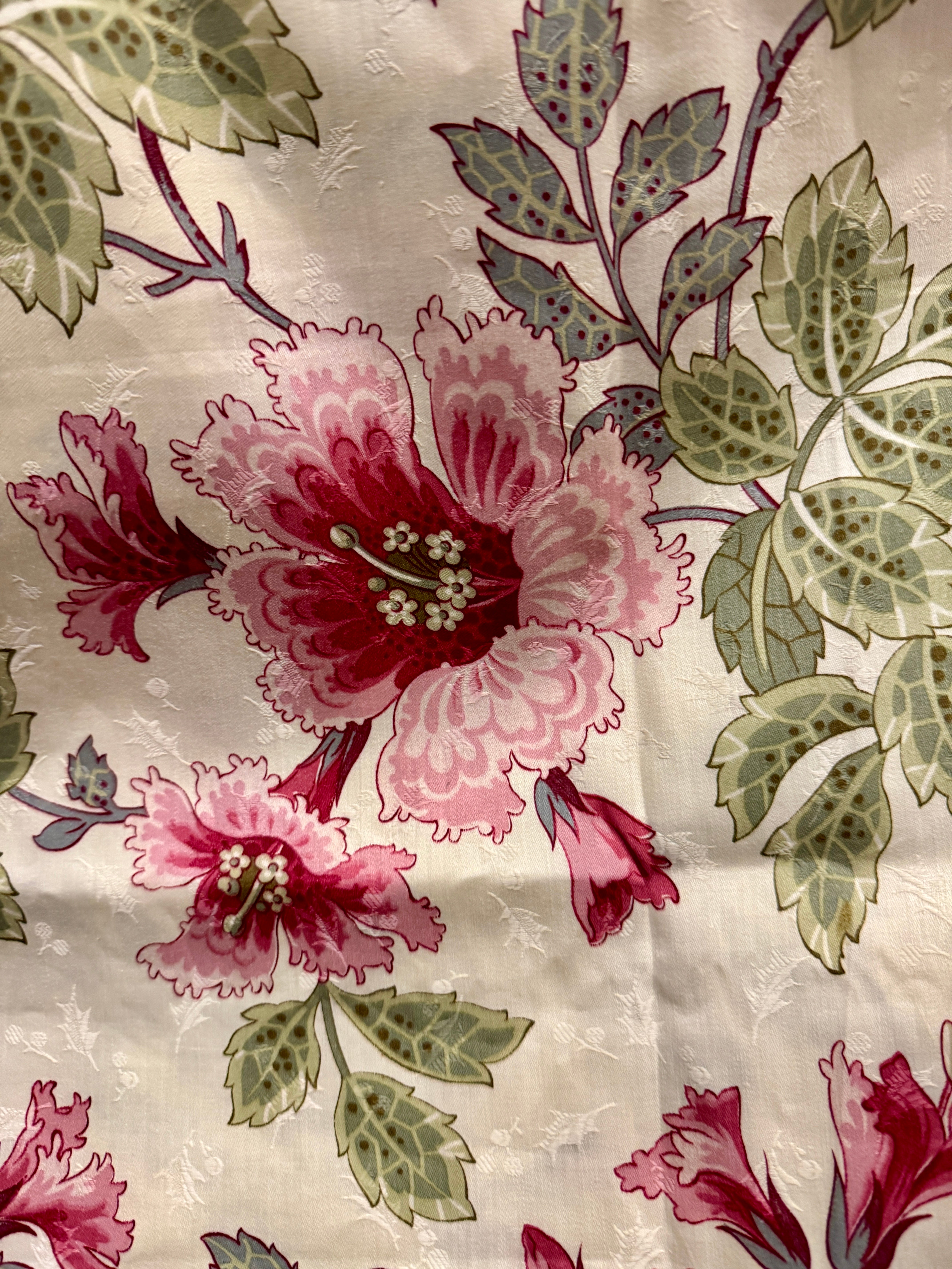 Beautiful French Hibiscus Fabric *