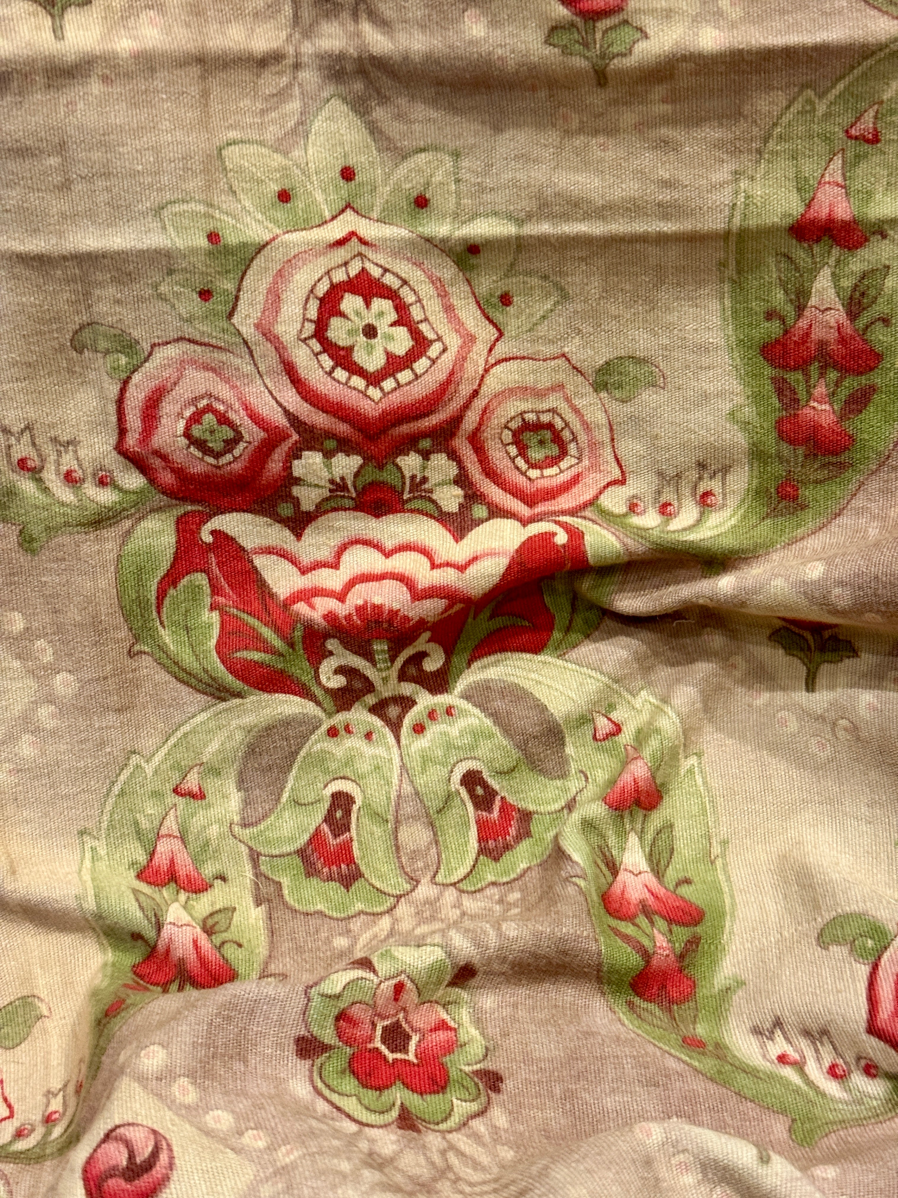 Beautiful 1800s French Cotton Morceau *