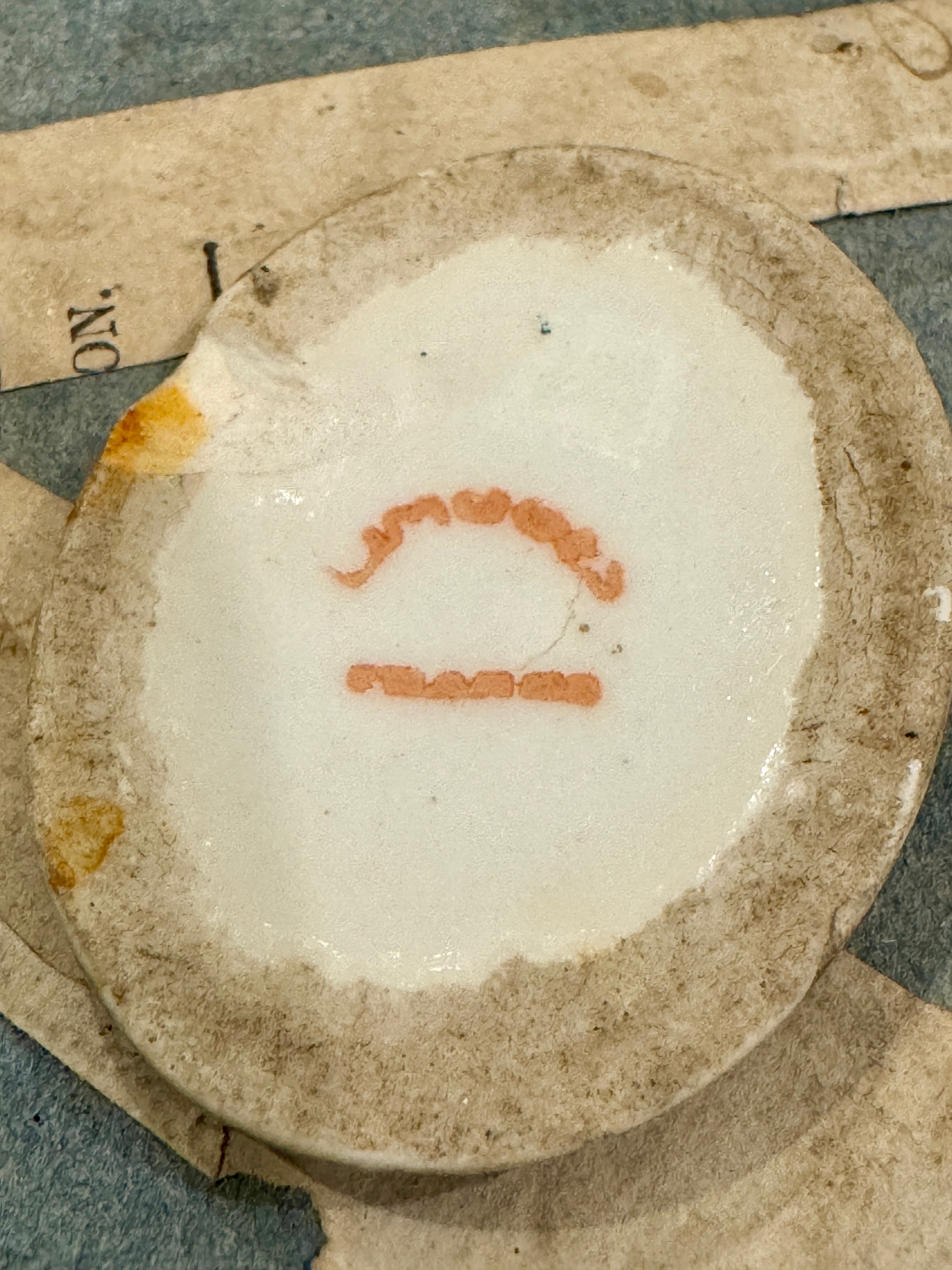 Antique Hand Painted Carbochon Limoges Medallions