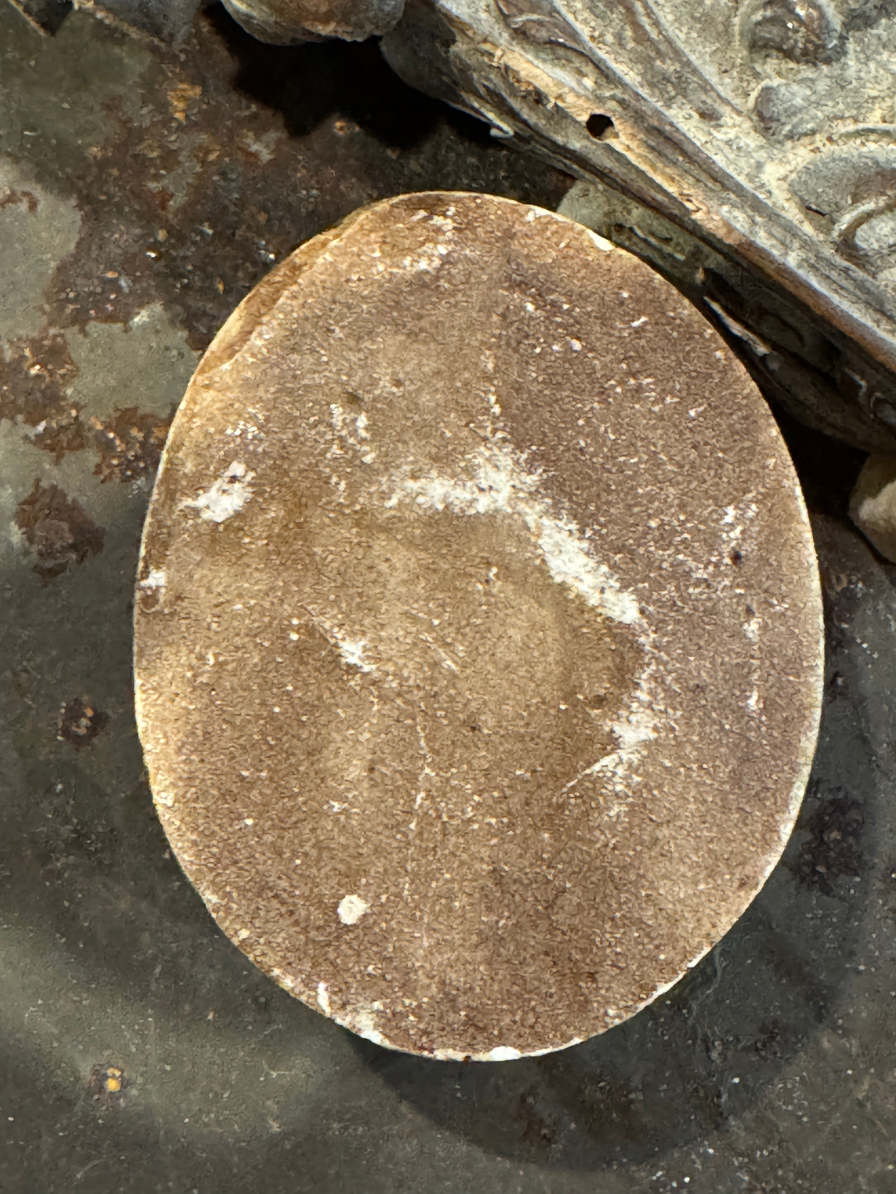 Beautiful Meerschaum 1800s French Religious Icon