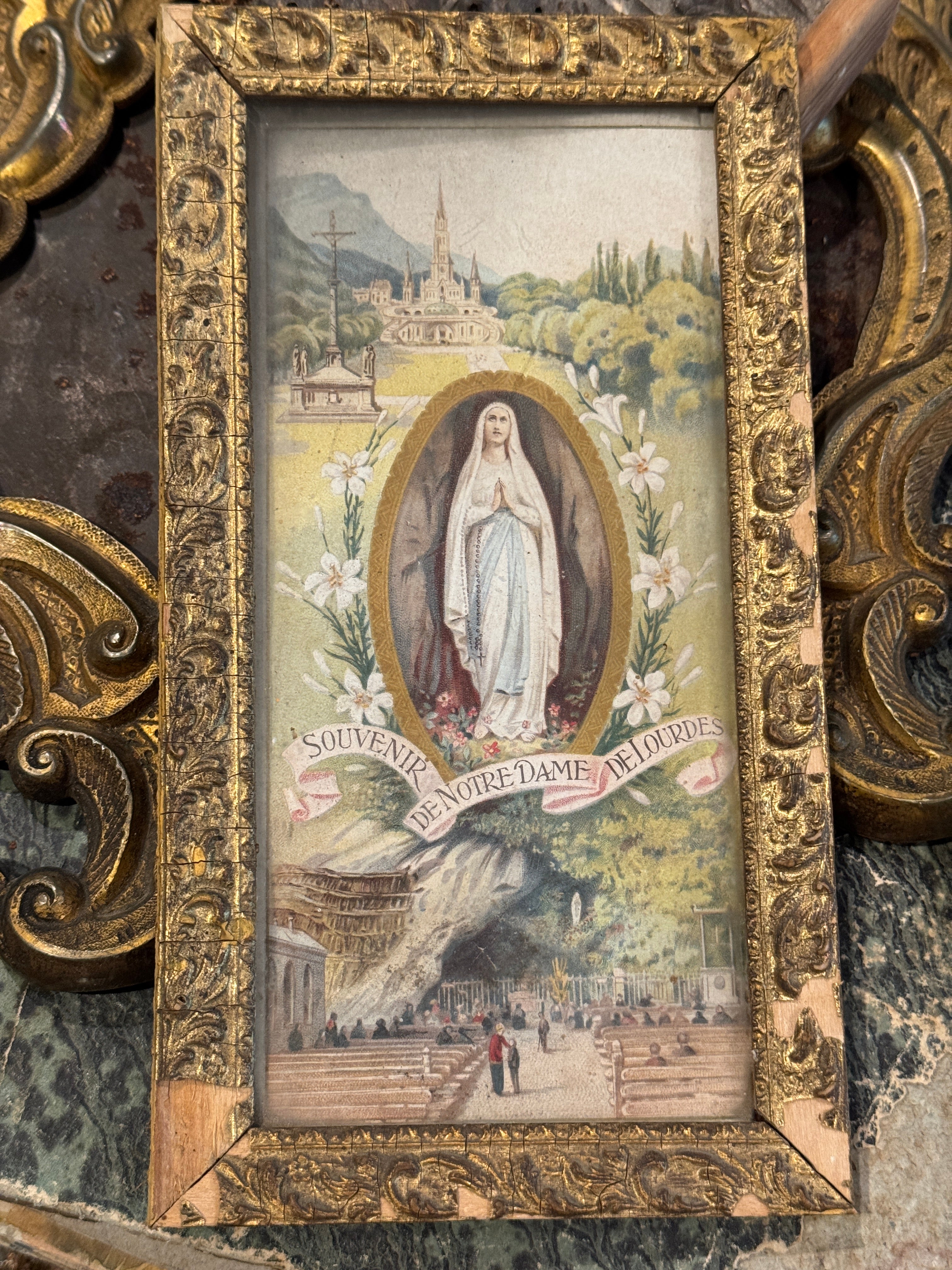 1800s Souvenir De Notre Dame De Lourdes