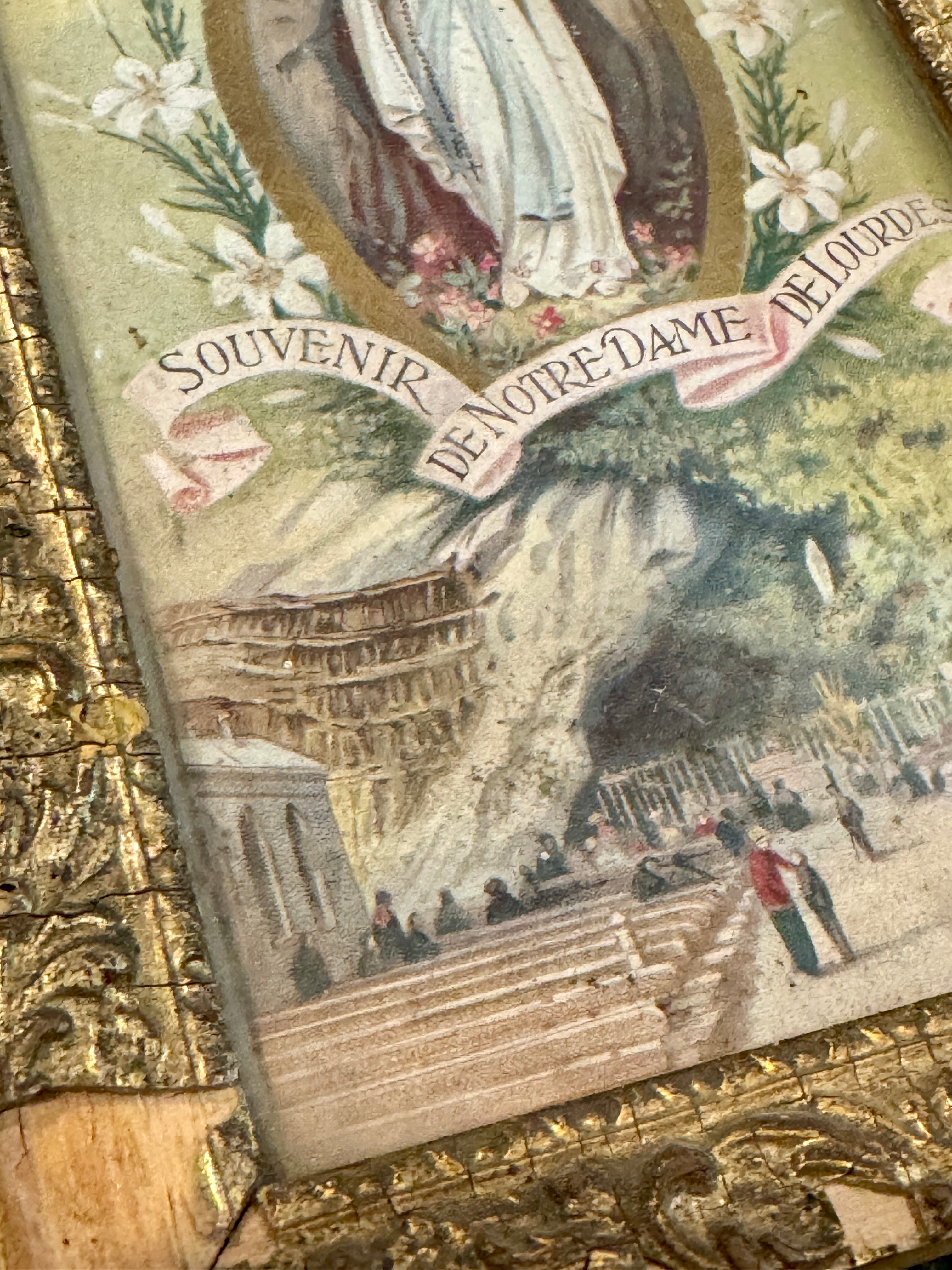 1800s Souvenir De Notre Dame De Lourdes