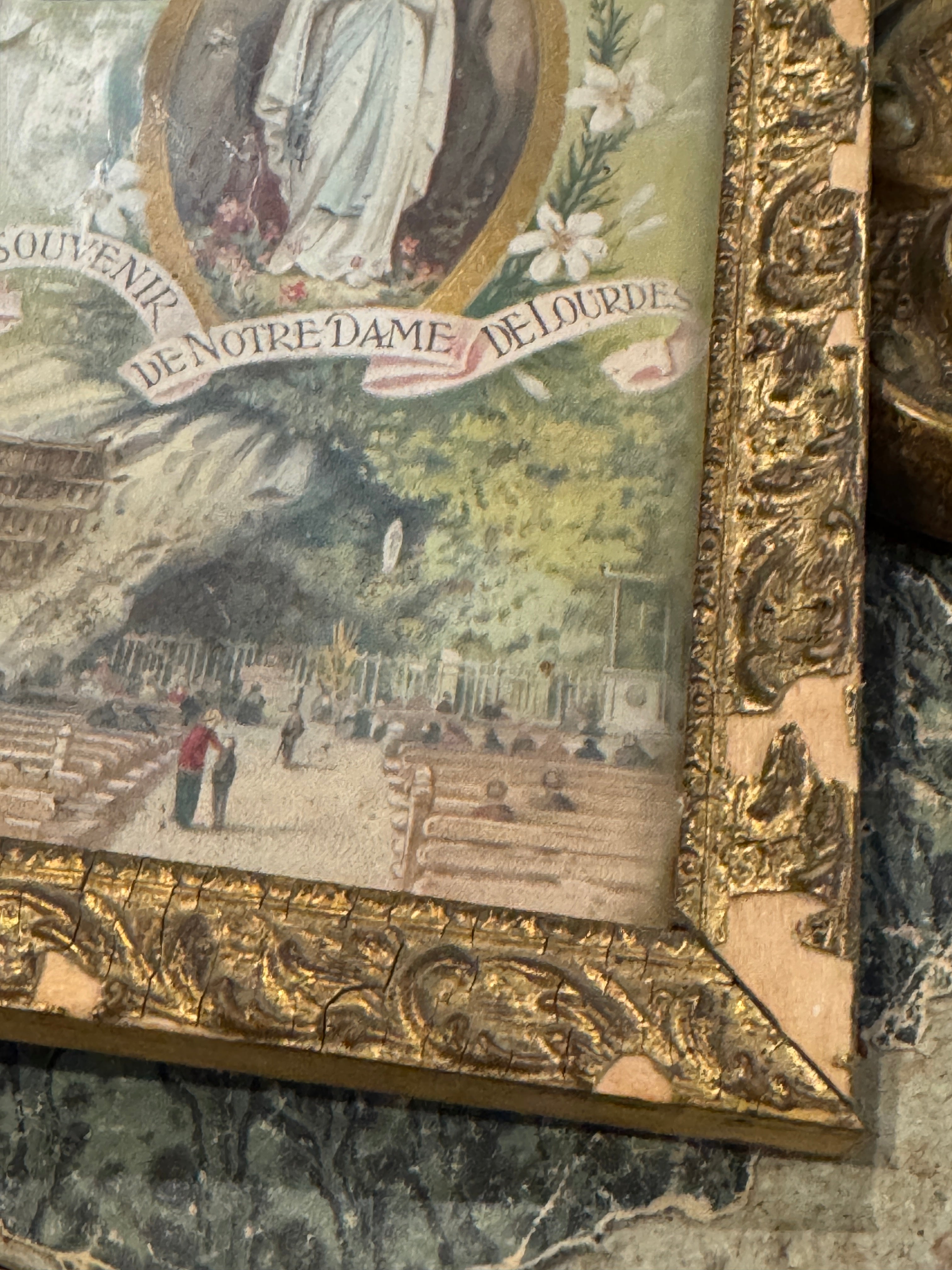 1800s Souvenir De Notre Dame De Lourdes