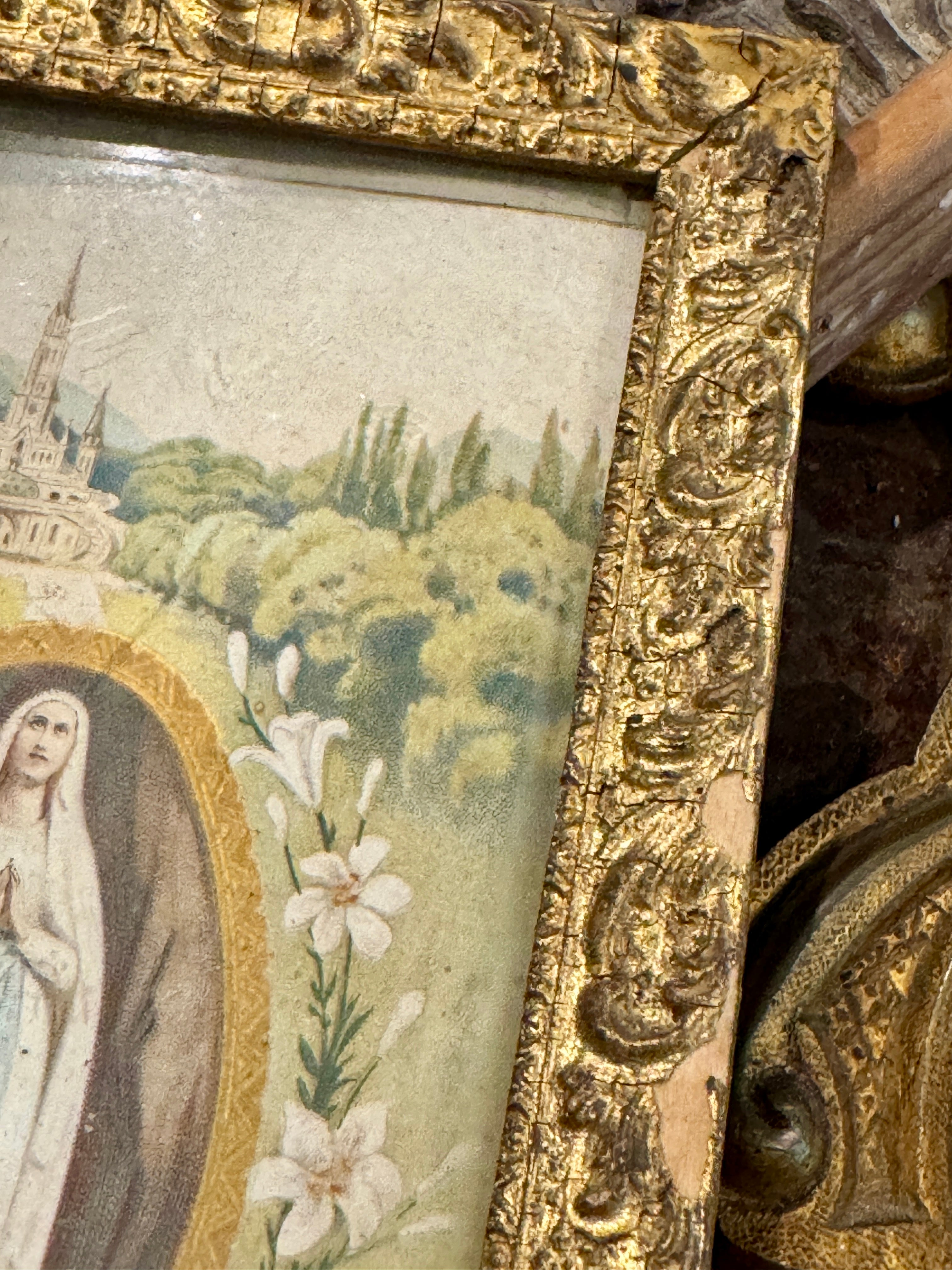 1800s Souvenir De Notre Dame De Lourdes