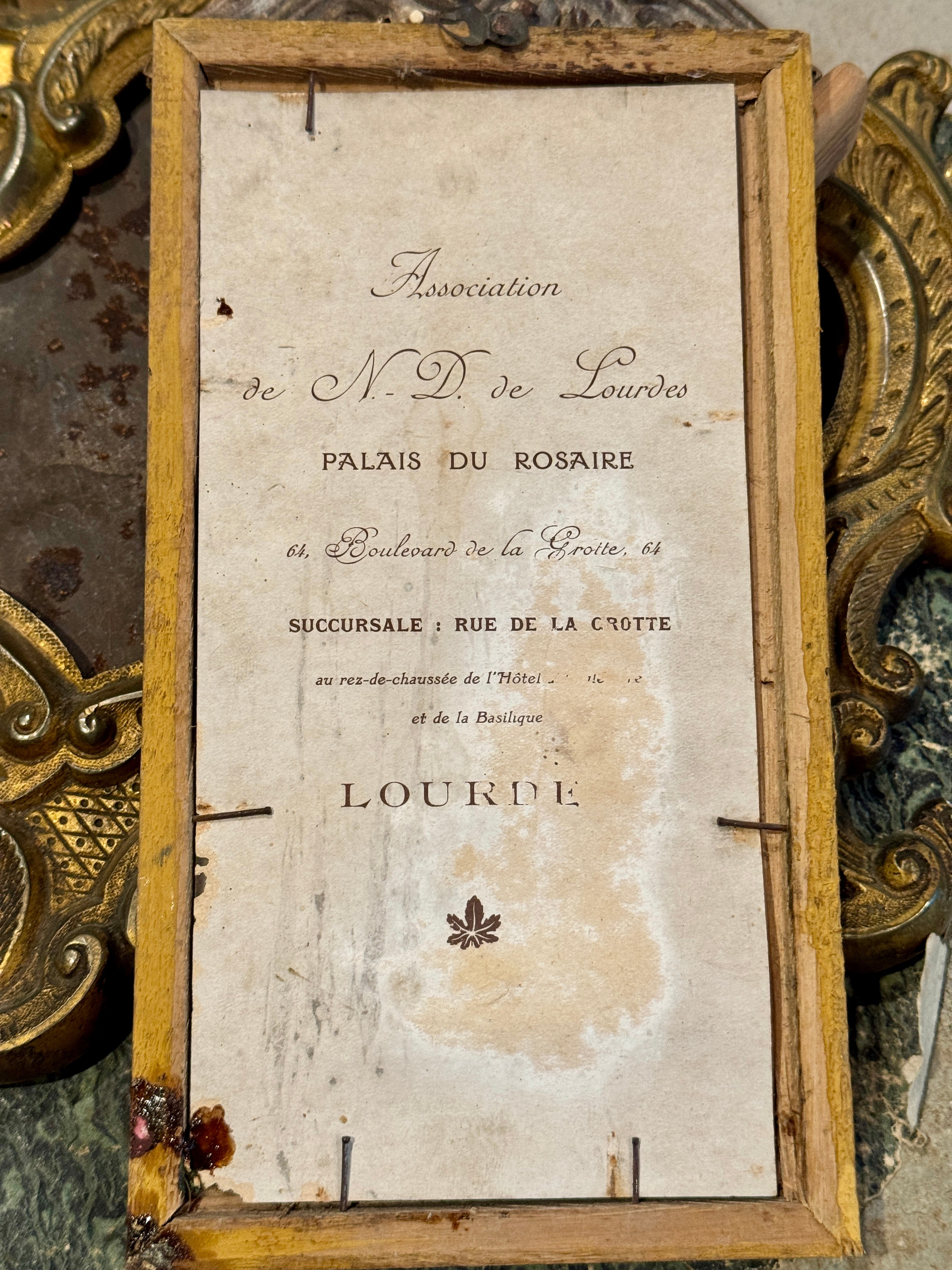 1800s Souvenir De Notre Dame De Lourdes