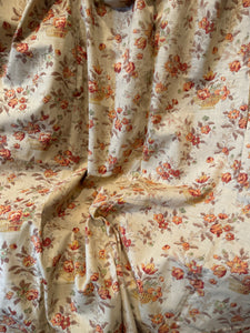 Beautiful French Floral Basket Fabric *