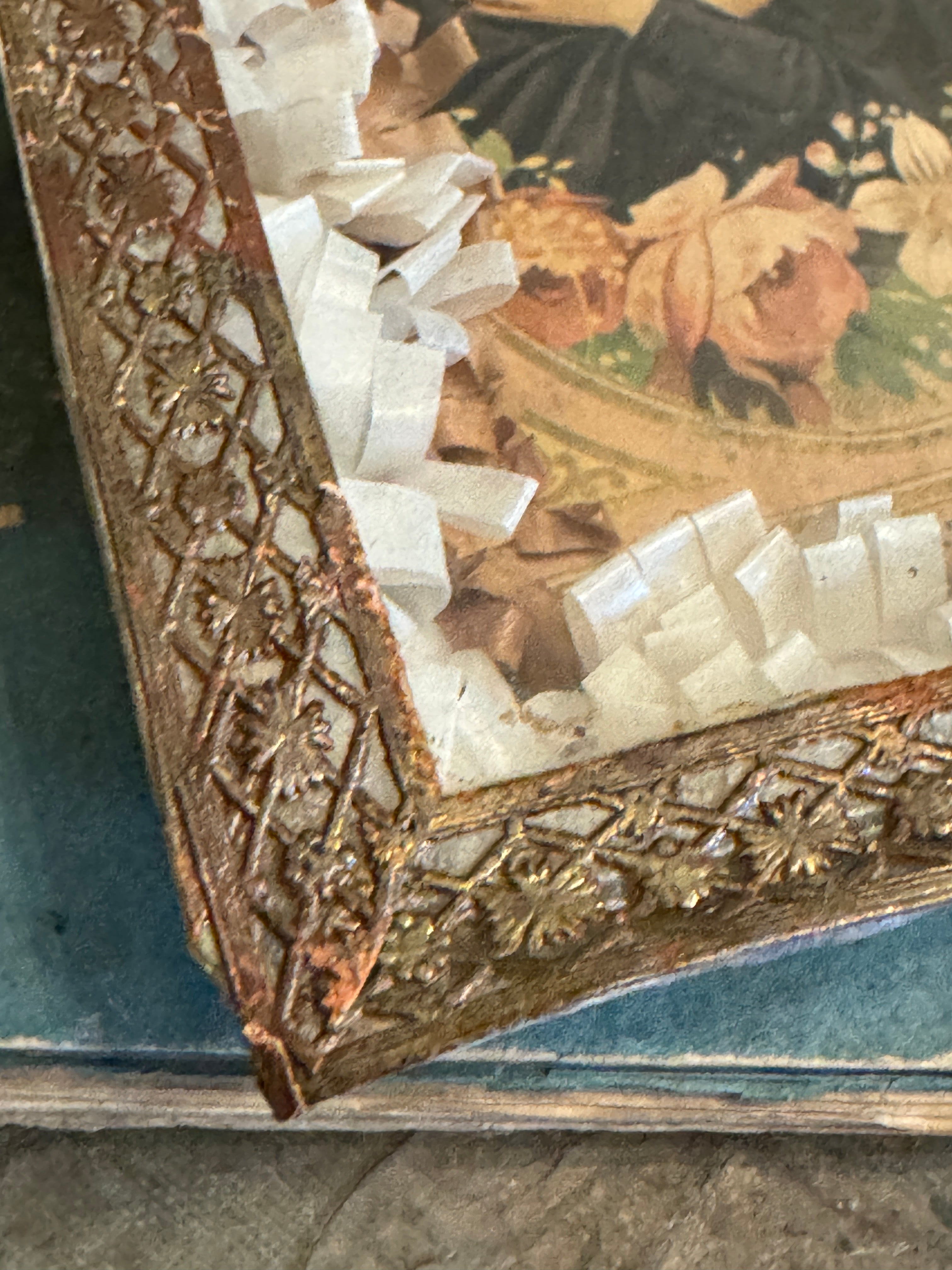 Antique French Framed Relic of St. Louis