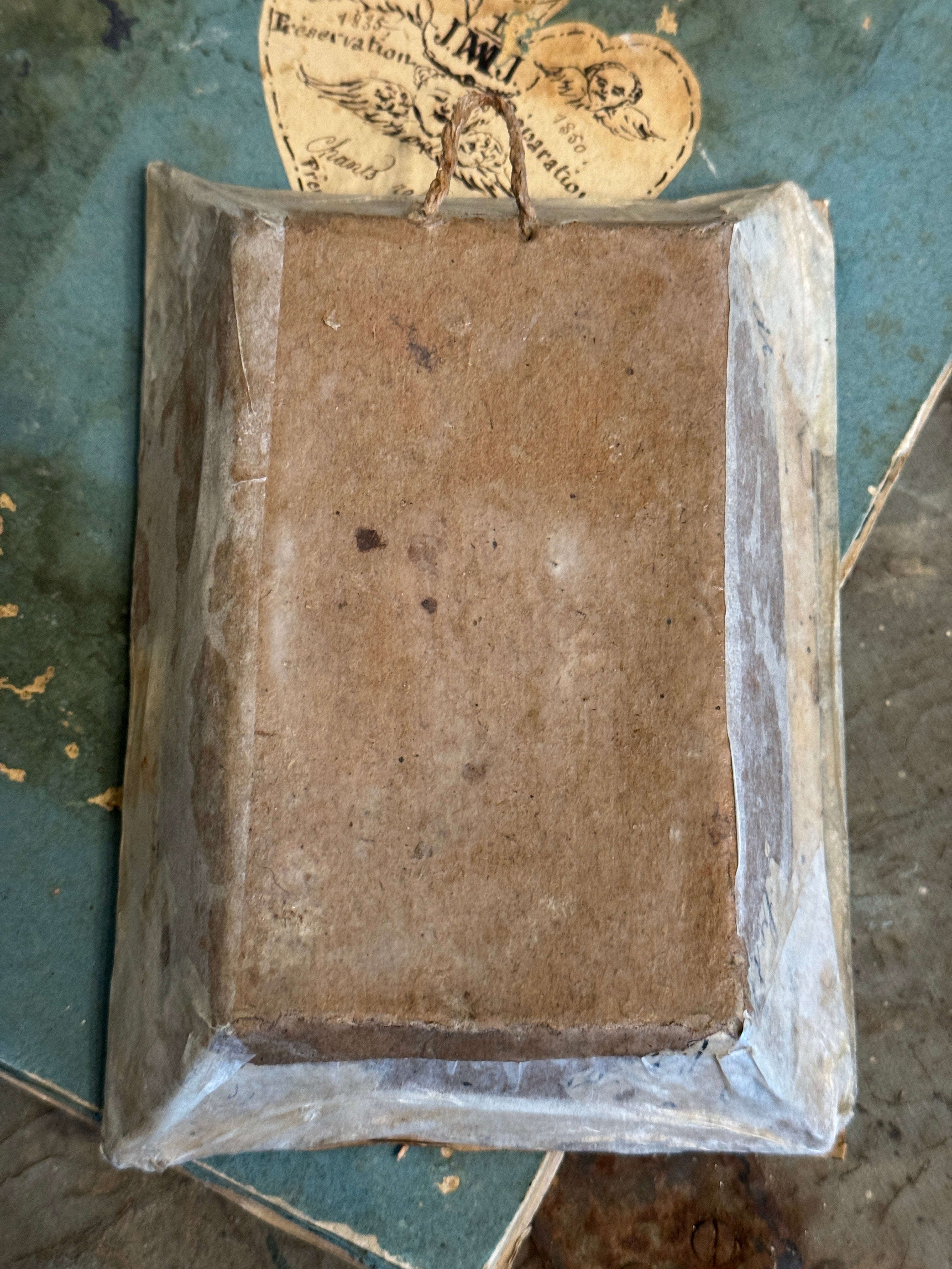 Antique French Framed Relic of St. Louis