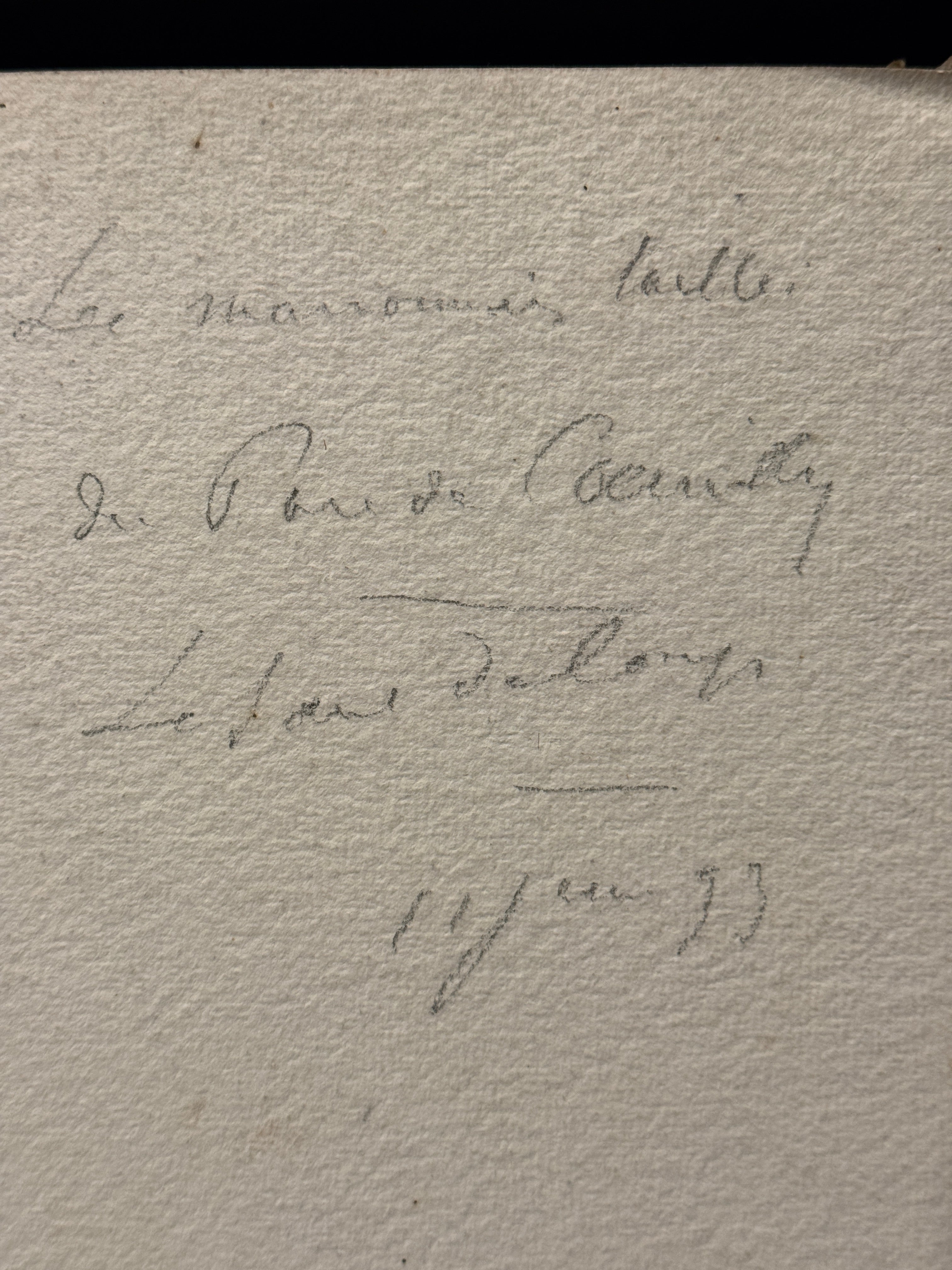 Antique Original 1893 French Watercolor