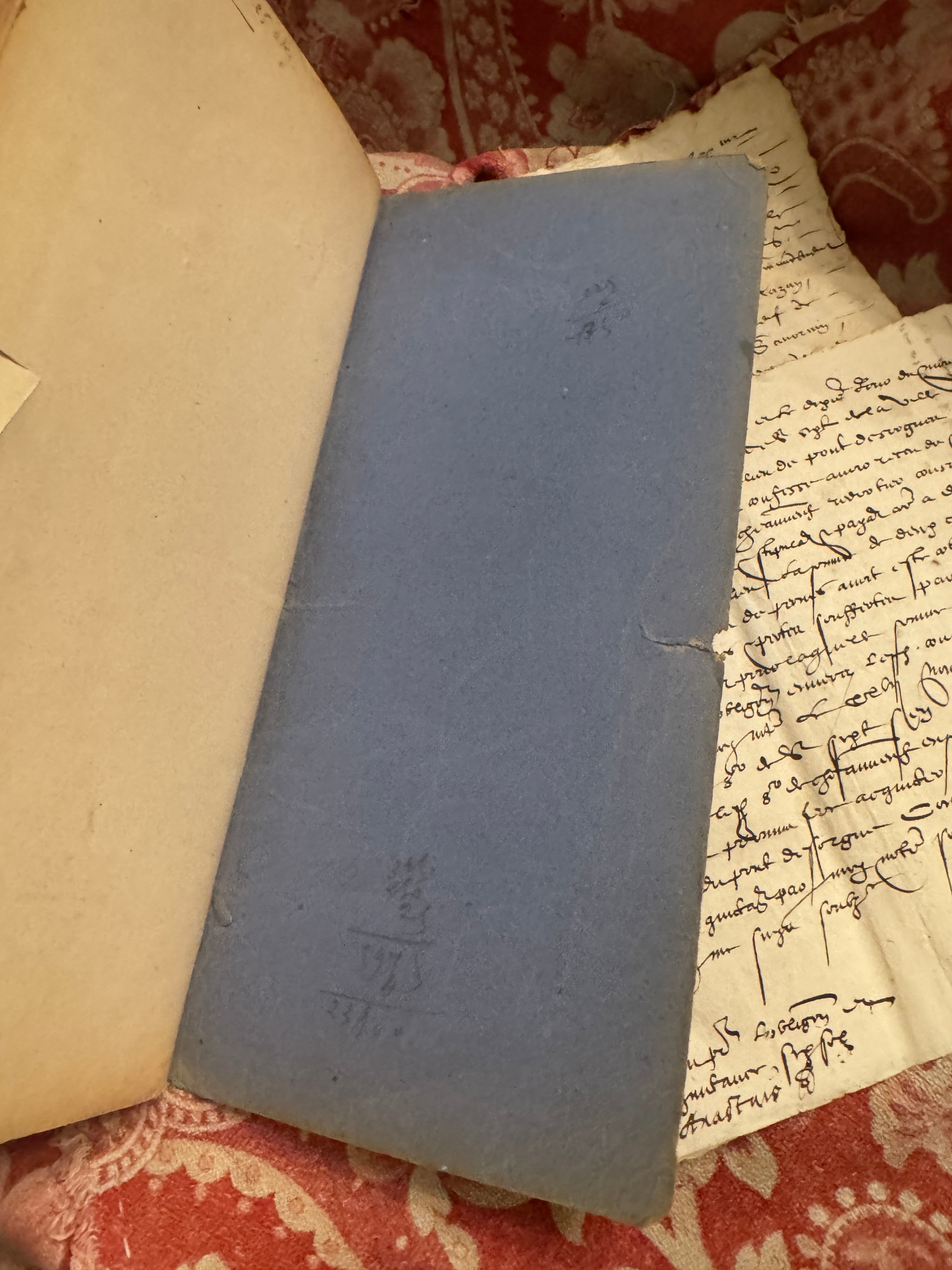 Antique French School Ledger/Notebook