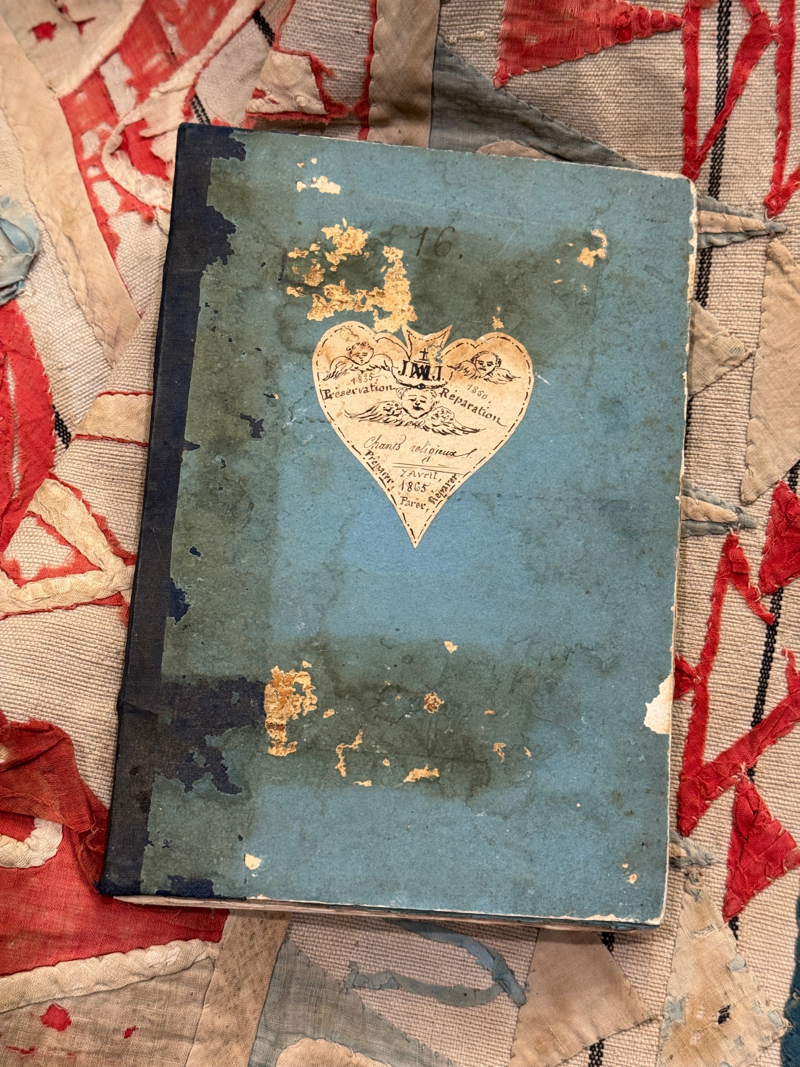 Beautiful Antique 1800 French  Notebook