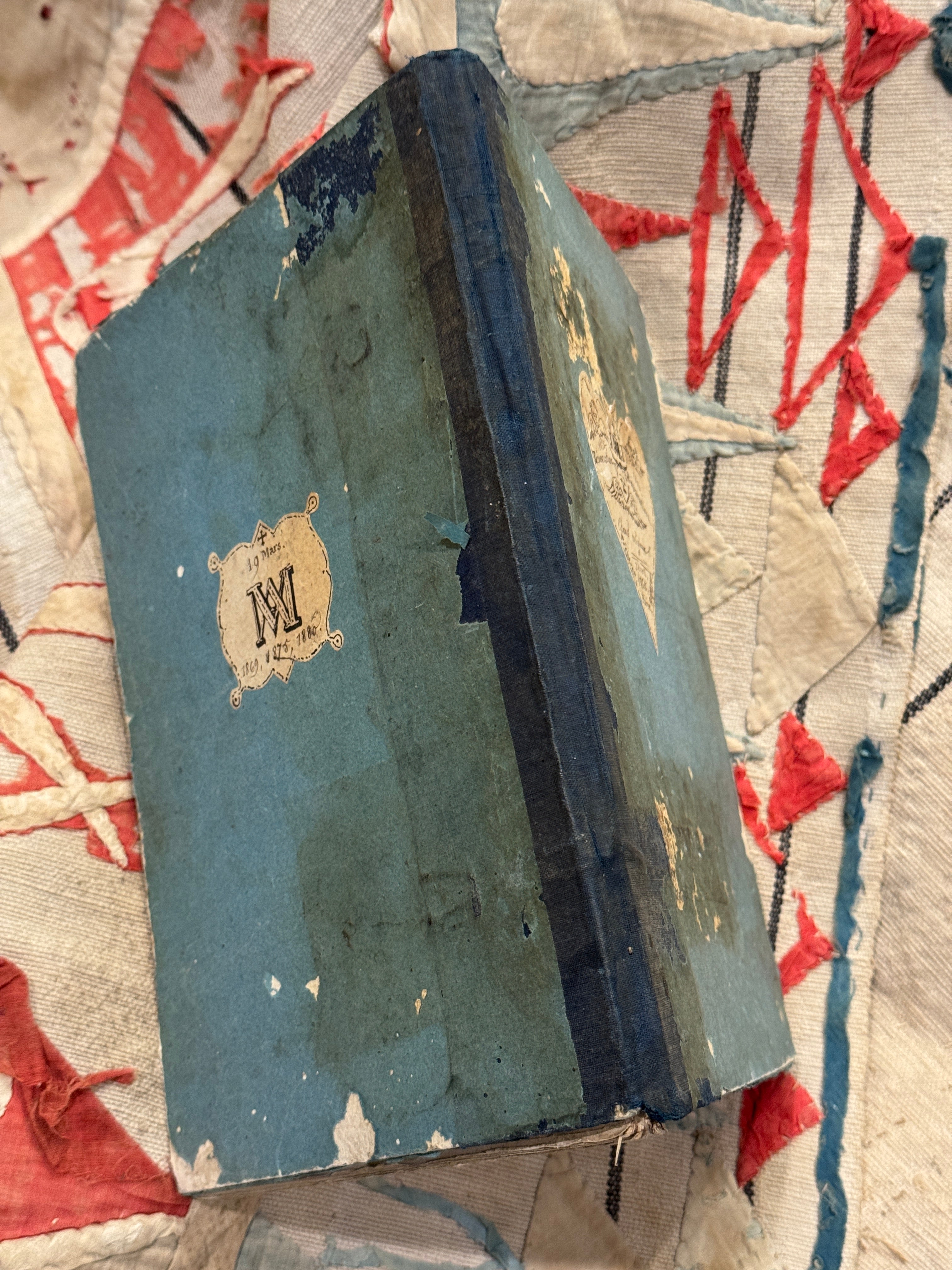 Beautiful Antique 1800 French  Notebook