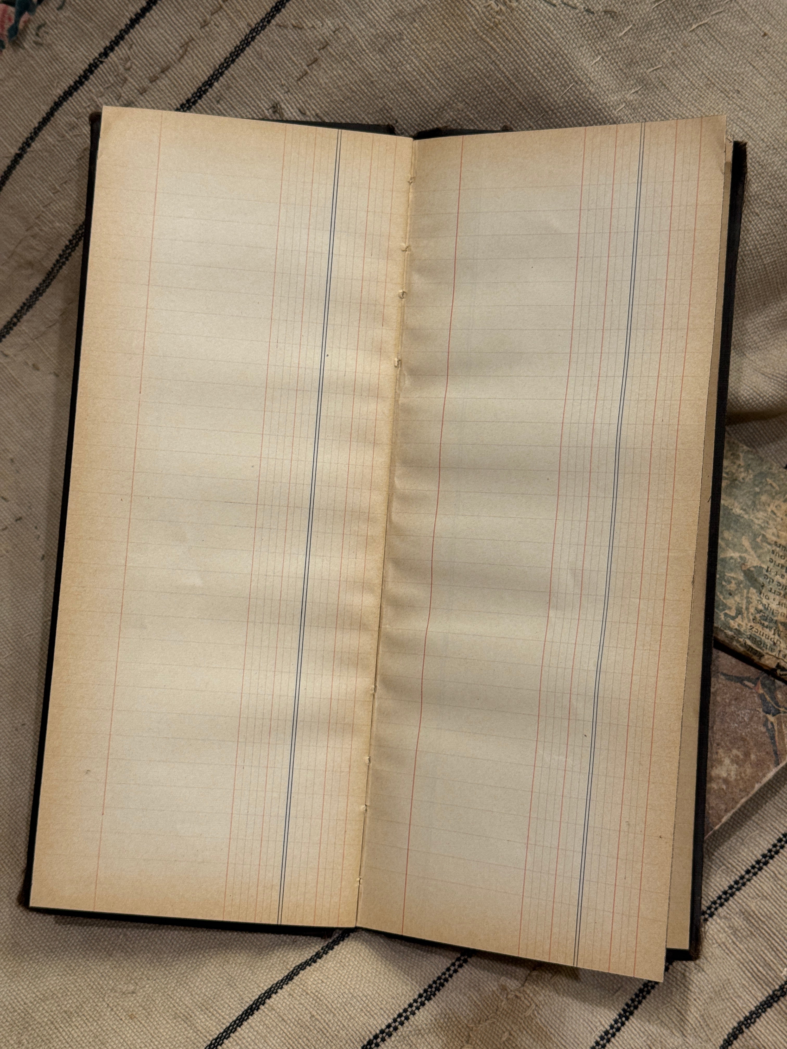 Antique French Ledger/Notebook