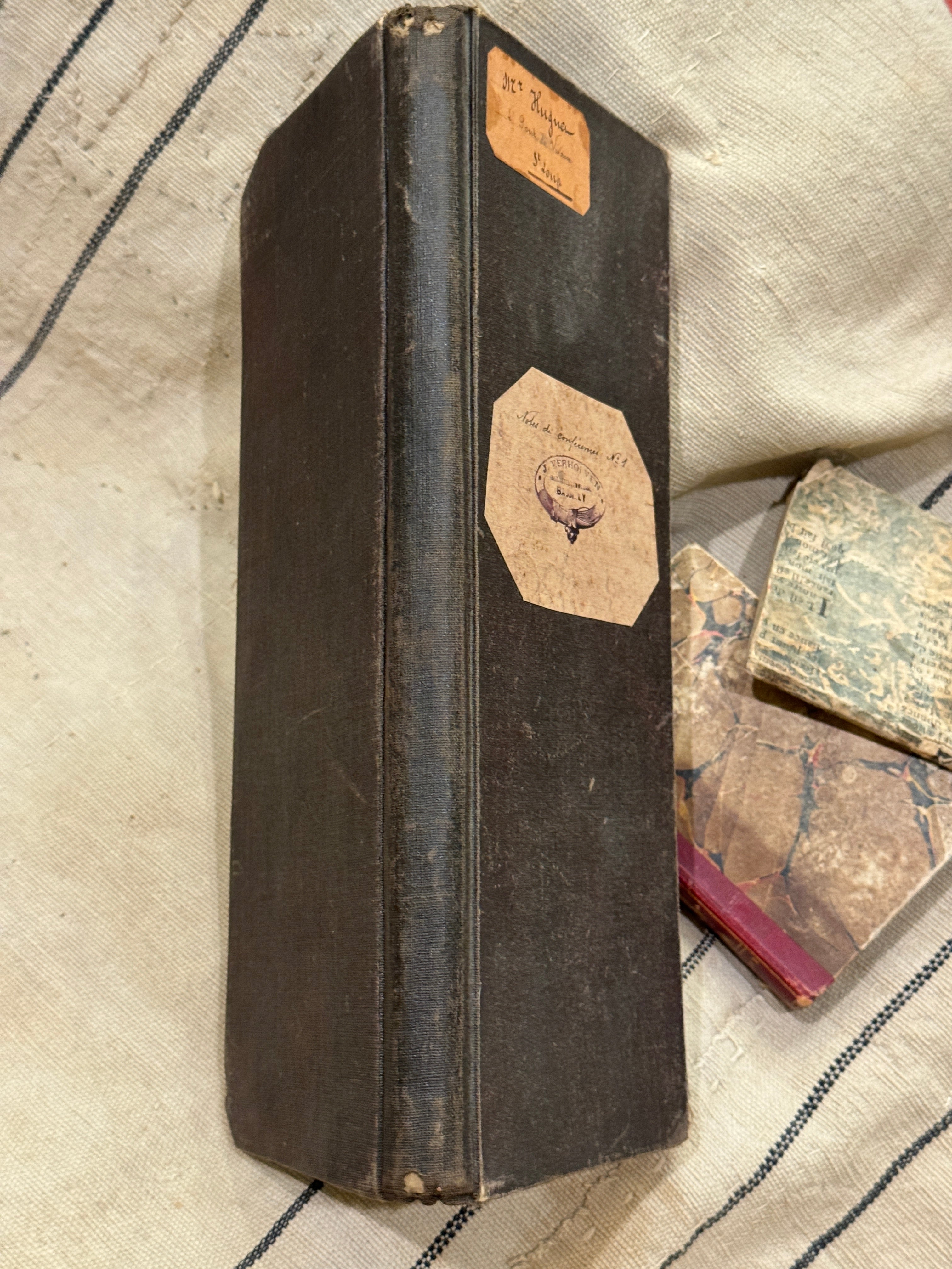 Antique French Ledger/Notebook