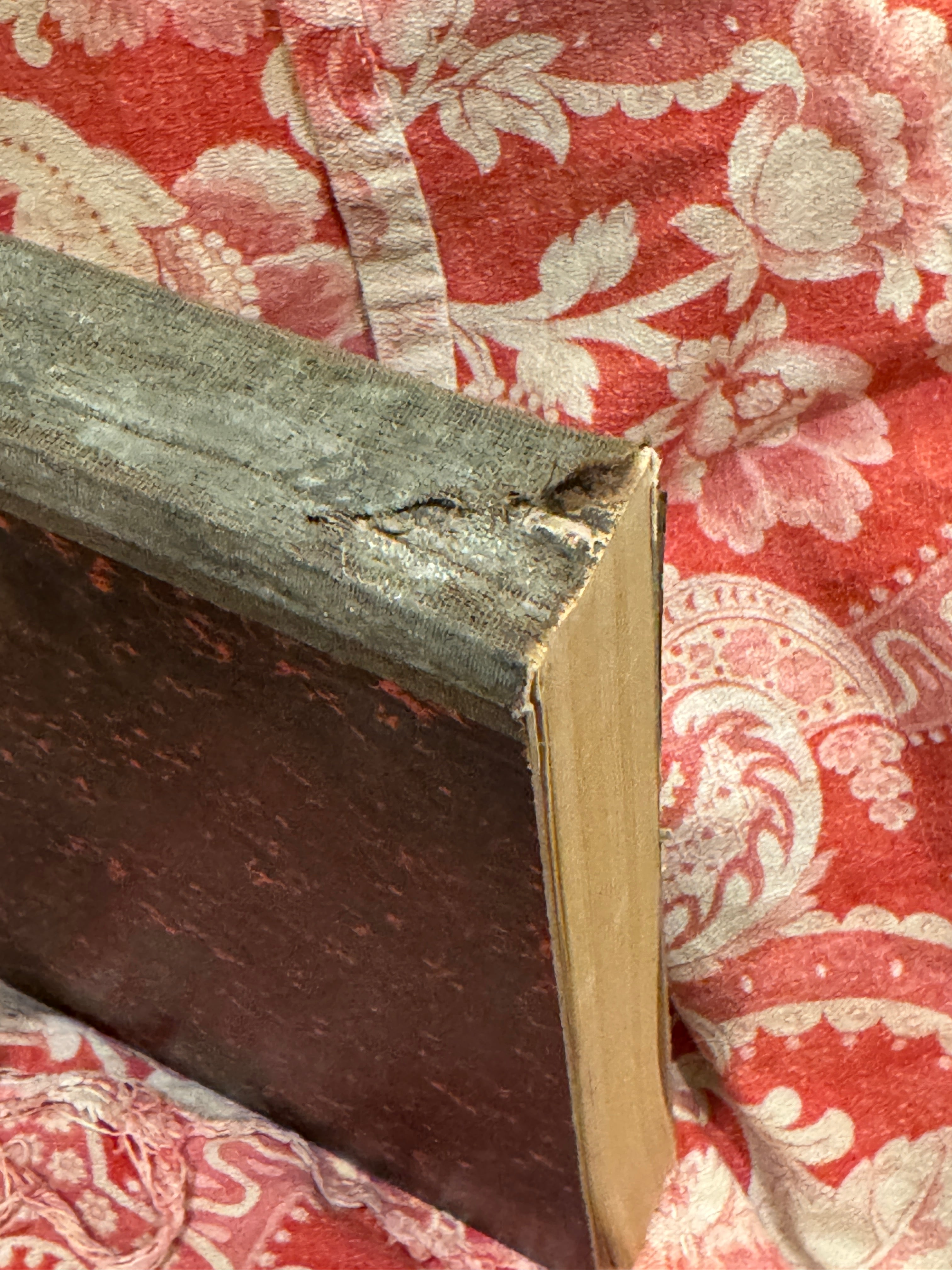 Antique French 1800s Large Blank Notebook