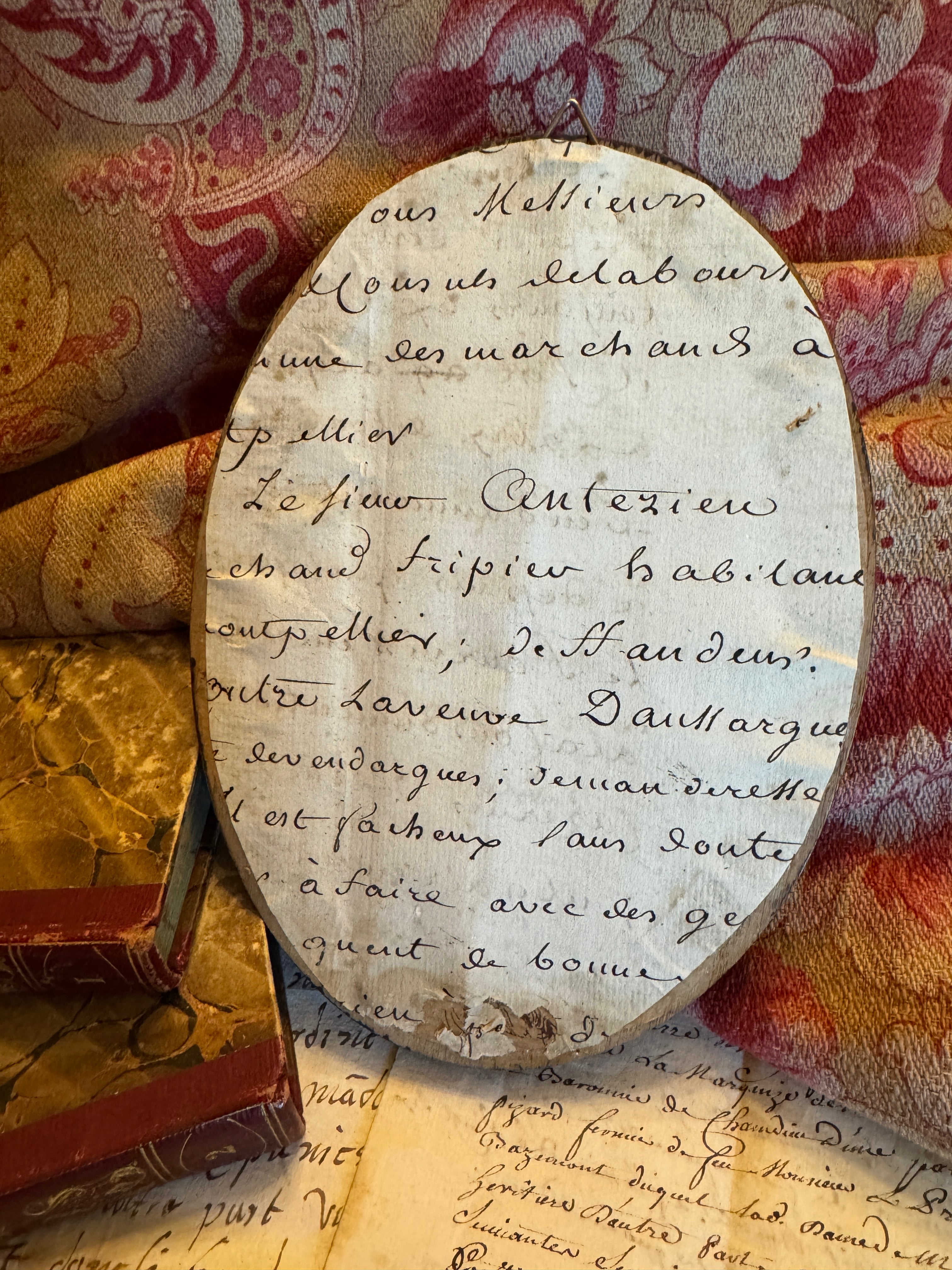 Antique French 1800s Angel/Cherub/Cupid Engraving