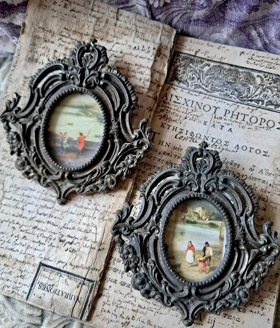 Antique French Miniature Pictures