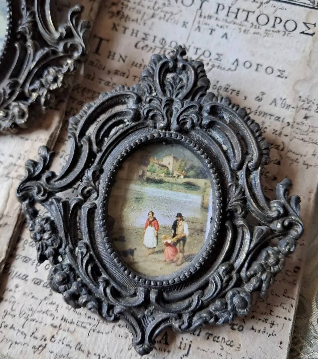 Antique French Miniature Pictures