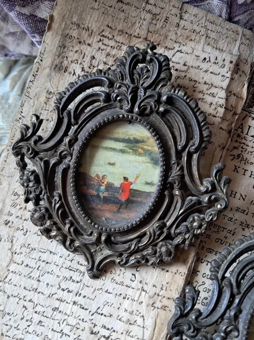 Antique French Miniature Pictures