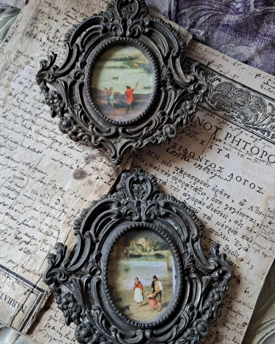 Antique French Miniature Pictures